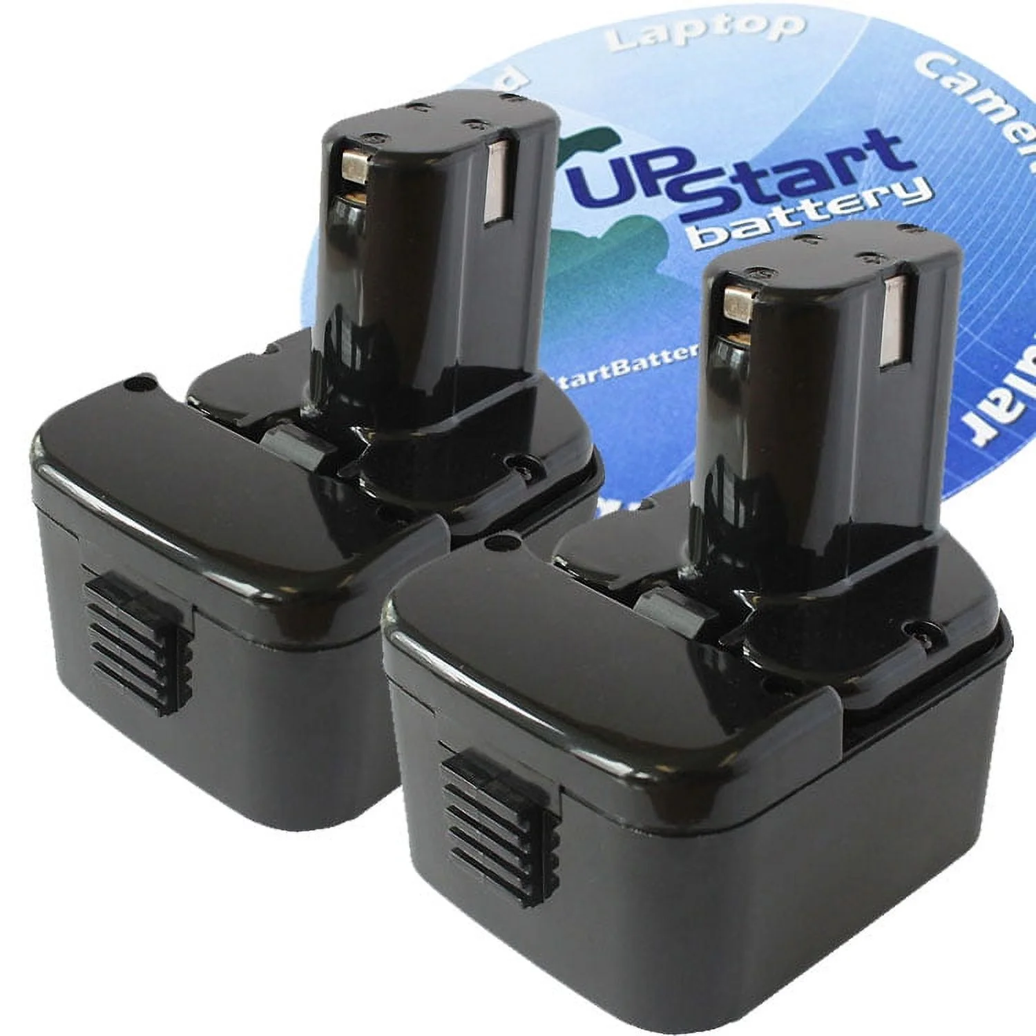 2-Pack UpStart Battery Hitachi RB 18D Battery - Replacement Hitachi 12V Battery (1300mAh, NICD)