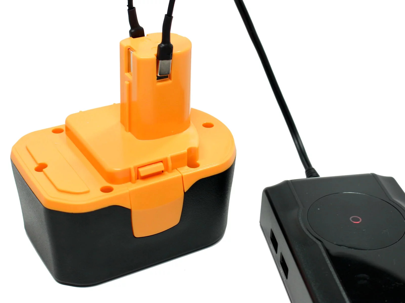 2-Pack Ryobi 14.4V Battery + Charger Replacement with EU Adapter - Compatible with Ryobi 130224010, RY6200, 1314702, 1400144, 1400656, 1400671, HP1442M, FL1400, HP1441M, 130224011, 130281002