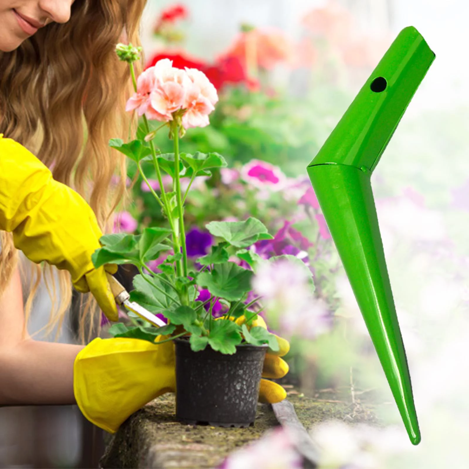 Garden Planting Seeds Bulb Tools Seed Seeder Lightweight Plant Transplanting Portable Sowing Tools Seed Planter for Outdoor Farm Equipment