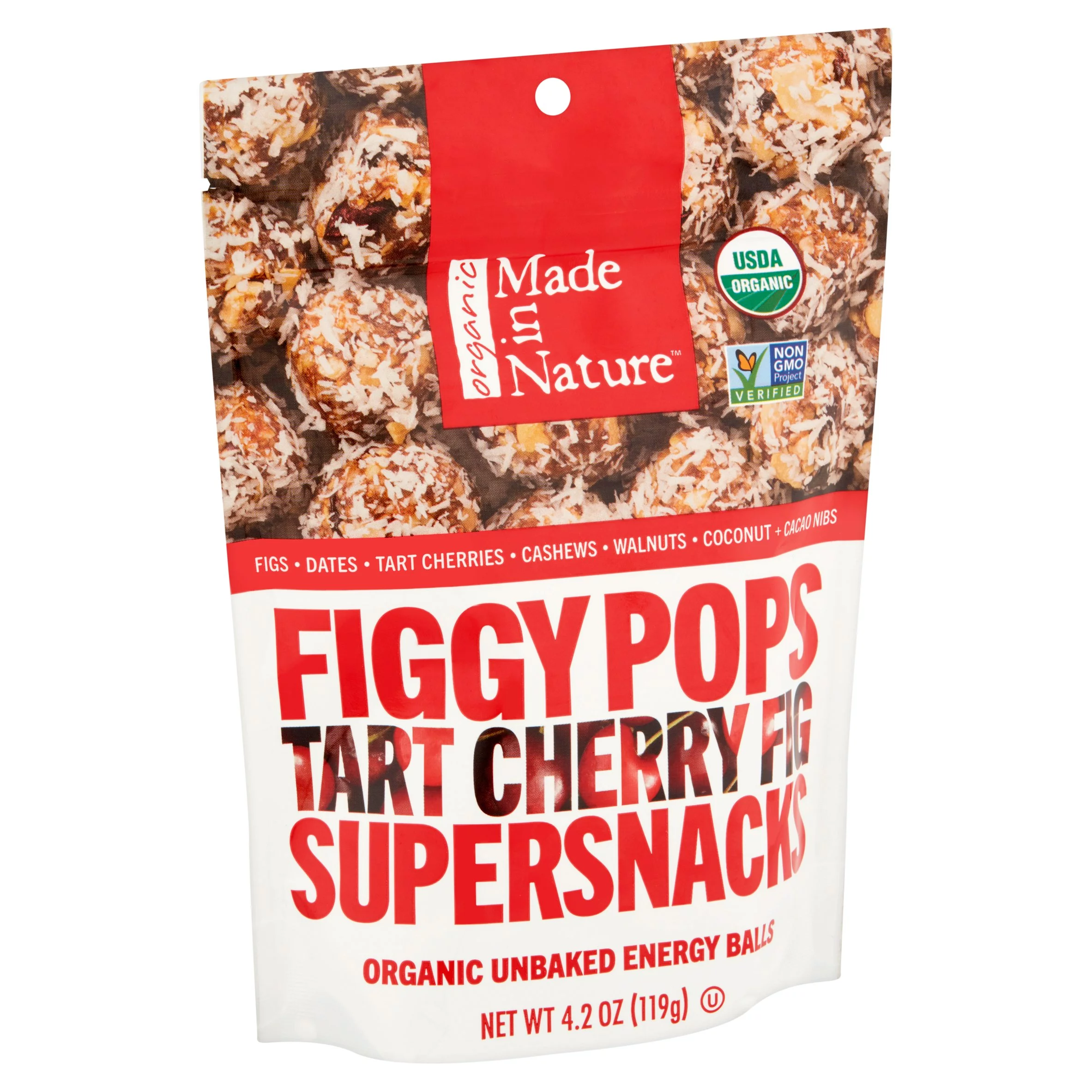 Made In Nature Fig Pops Tart Cherry Org,4.2 Oz (Pack Of 6)