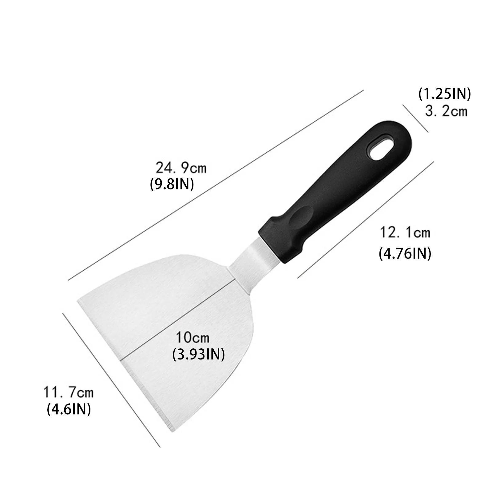 pdqouc Portable Outdoor Barbecue Tool BBQ Frying Shovel BBQ Shovel Tippanyaki Shovel Cooking Shovel Set Food Shovel Indoor Outside BBQ Grill Supplies