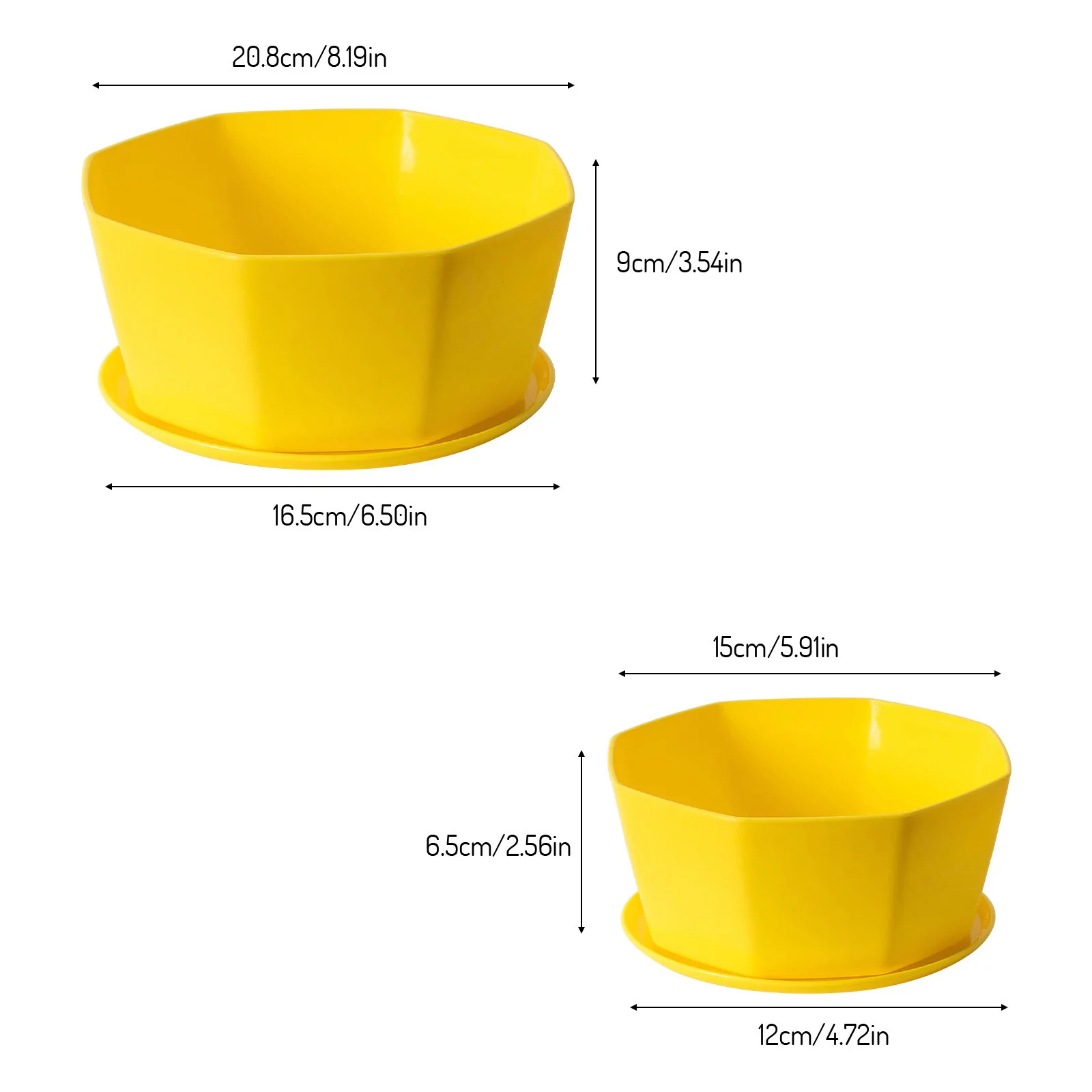 TIIFSWHS Pots for With Saucers Indoor Set Of 1 Planters Modern Flower Pot With Hole for All House Herbs Flowers and Seeding Nursery Ceramic Vases for Flowers T