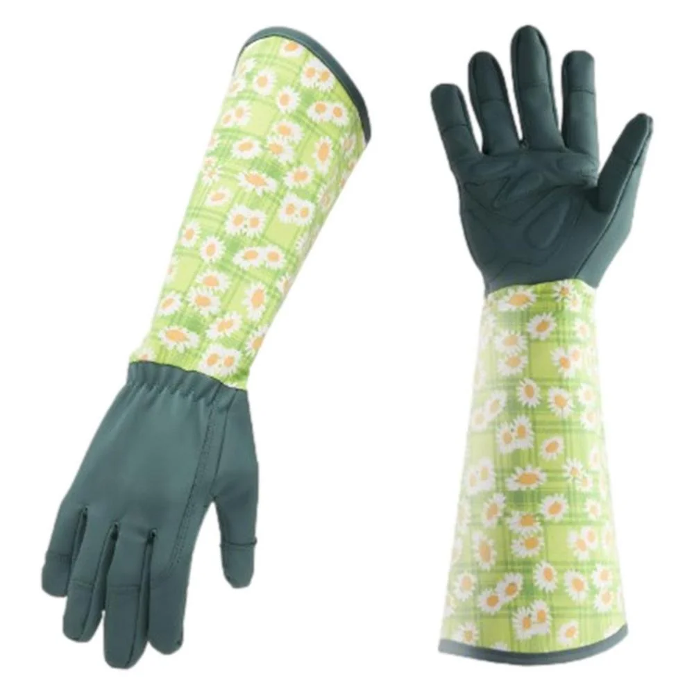 Gardening Gloves Rose Pruning Gloves for Women Long Thorn Proof Gardening Gloves Breathable Leather Gauntlet Best Garden Gift