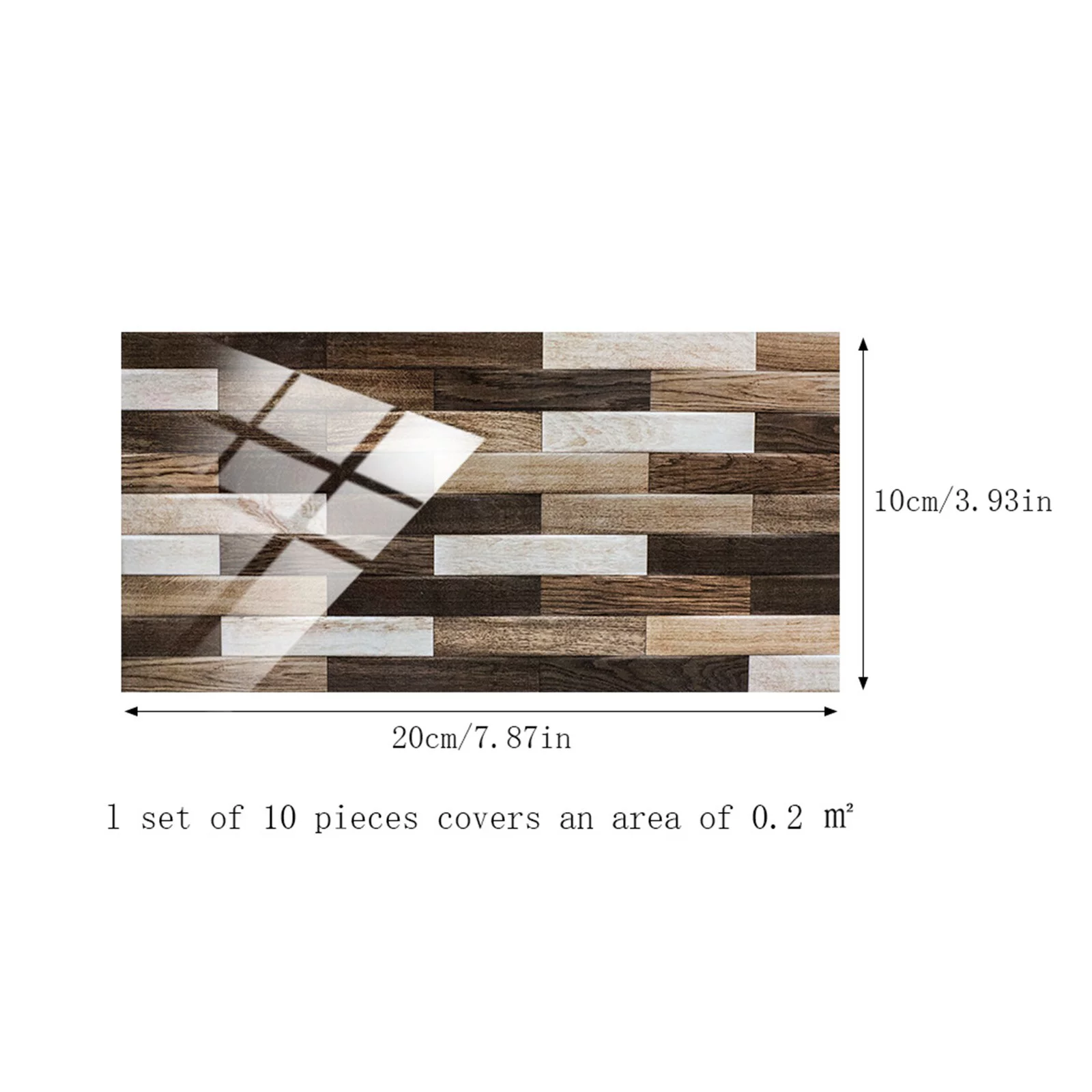 1Set 10PC 3D Tile Sticker Self Adhesive DIY Waterproof Tile Wall Sticker Bubble Wall Decal