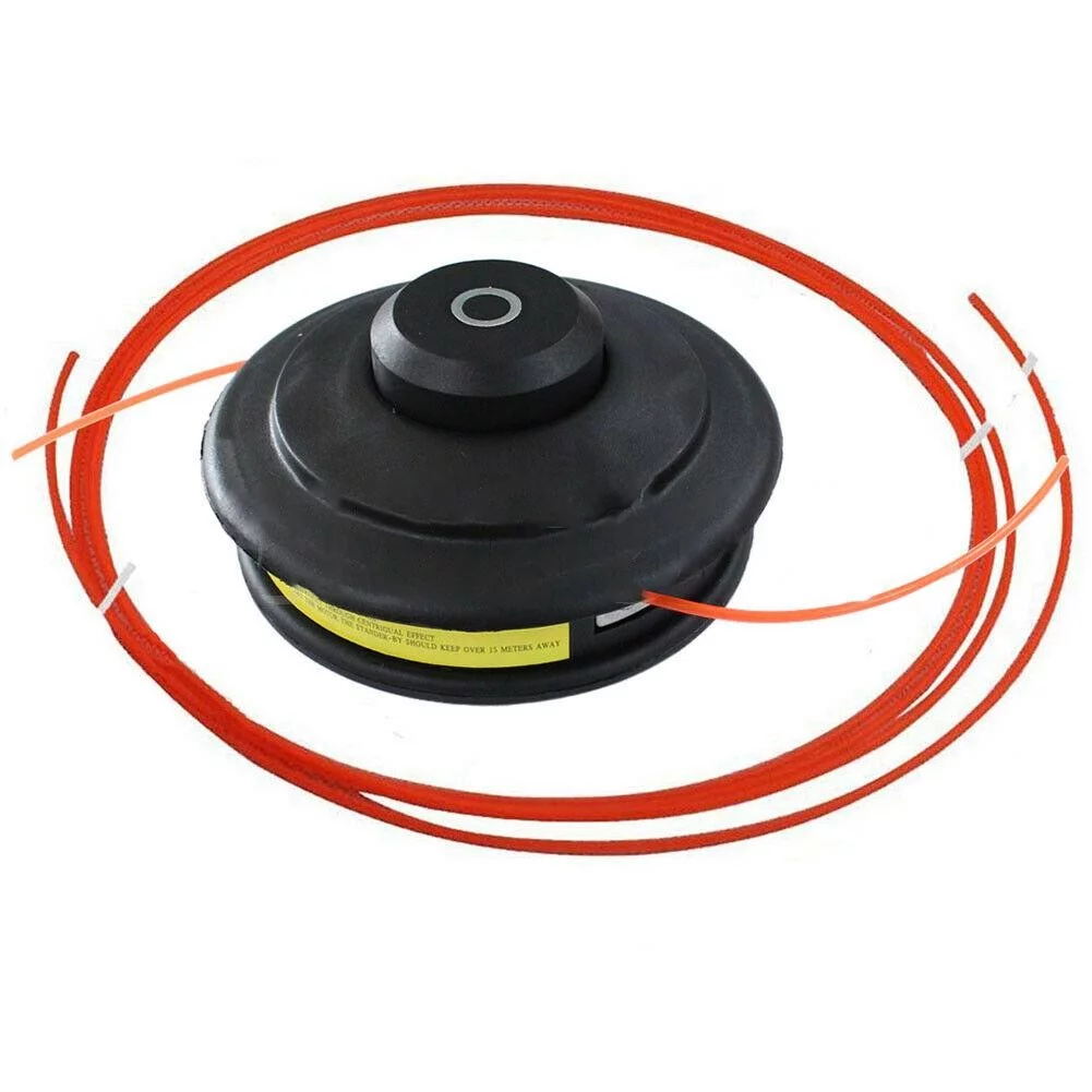 QIFEI Bump Feed Trimmer Head for Honda GX22 GX25 GX31 GX35 Brushcutter Brush Cutter Black