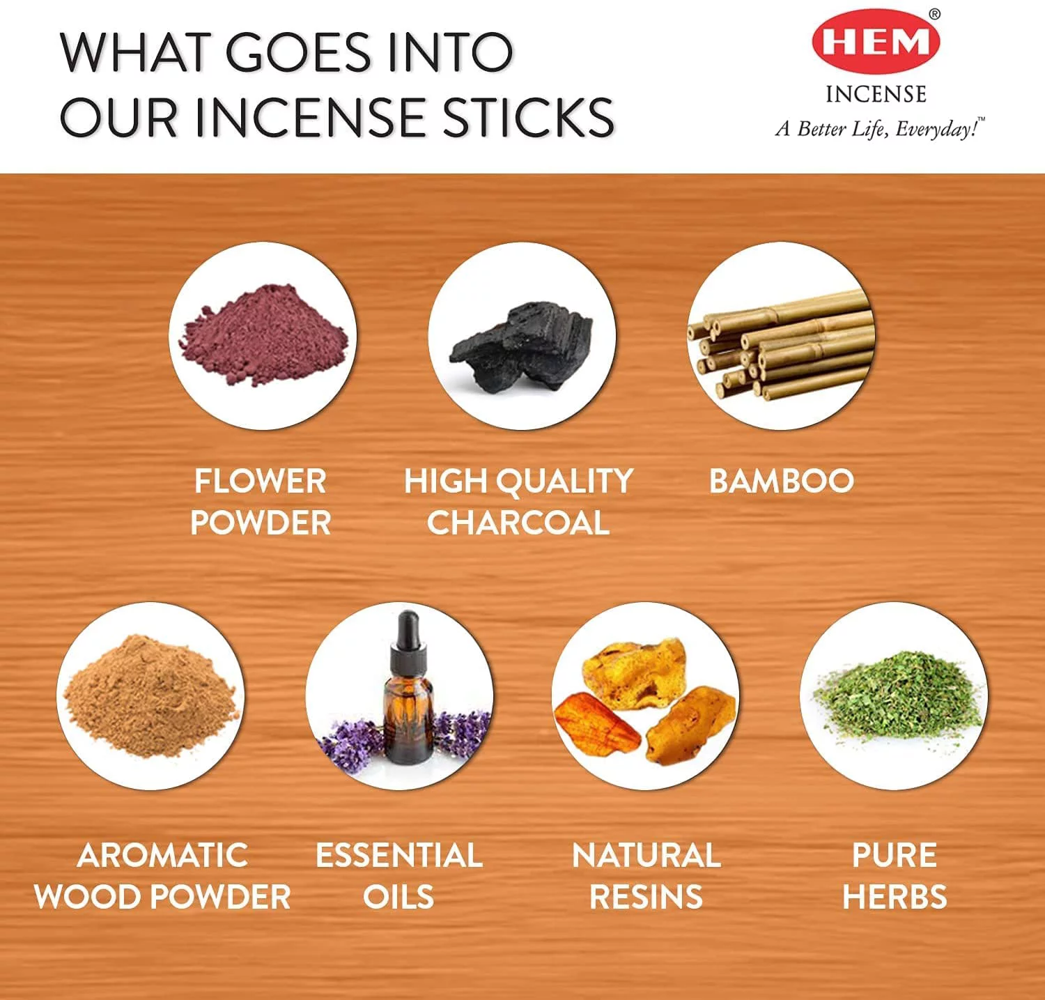 cedar - box of six 20 gram tubes - hem incense