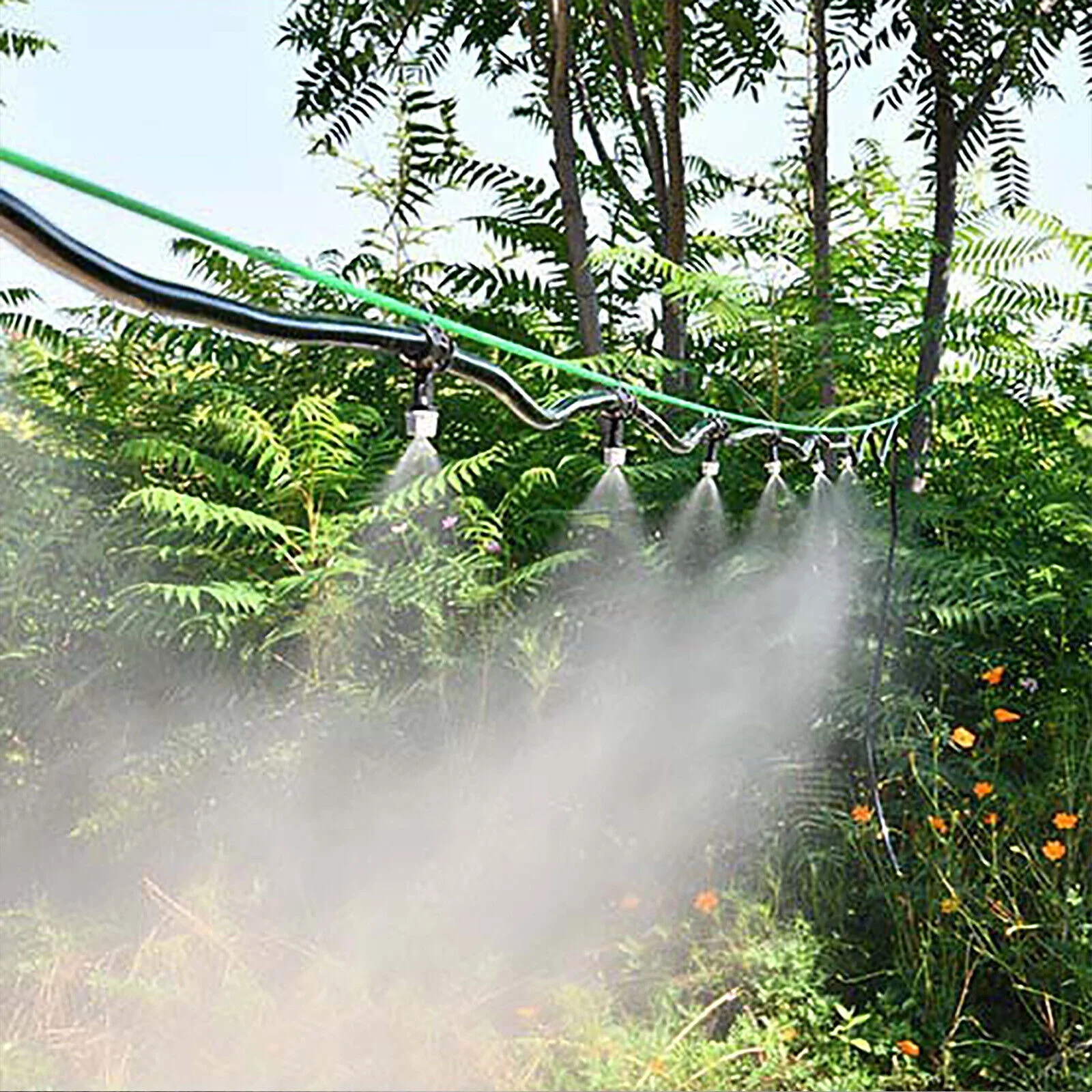 Garden Automatic Watering Drip Irrigation System Fog Nozzles irrigation System