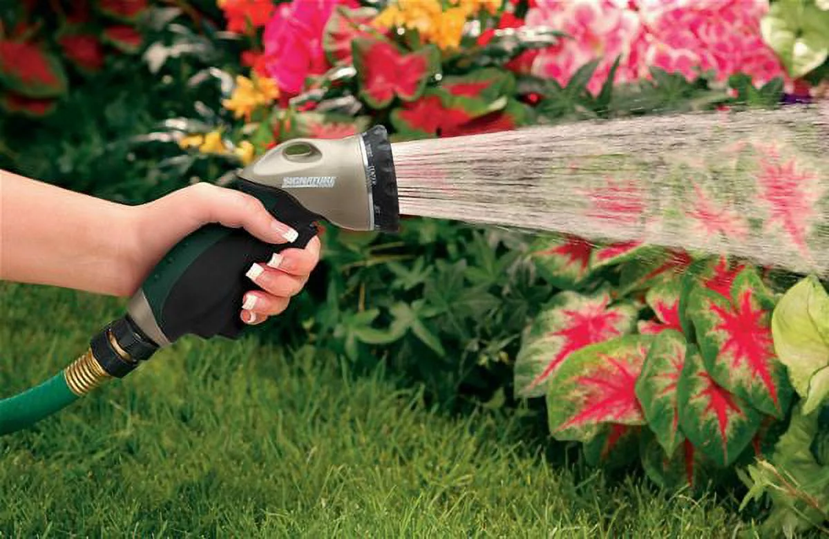 Orbit Signature Series Garden Hose Spray Nozzle, 10 Pattern Water Pistol, 58611N