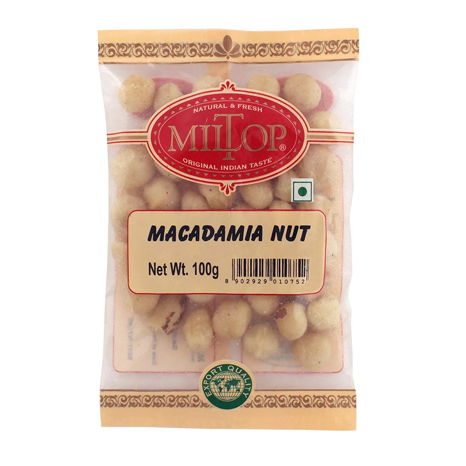 Miltop Macadamia Nuts, 100G