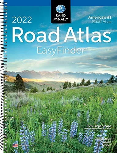 Pre-Owned 2022 Easyfinder Midsize Road Atlas (Rand McNally Road Atlas Midsize Easy Finder) Paperback