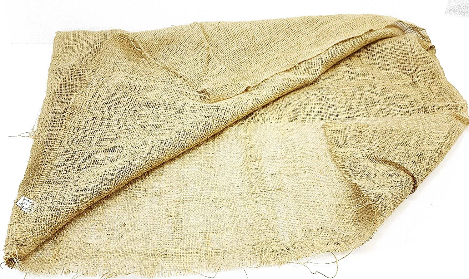 40 Inch X 6.5 Feet - Burlap Liner For Planter,Wire Basket-Liner Outdoor Root Burlapping Fabric Light Weight And Loose Weave Jute-Burlap Disposable Garden Seeding Raised Bed Covering Cloth