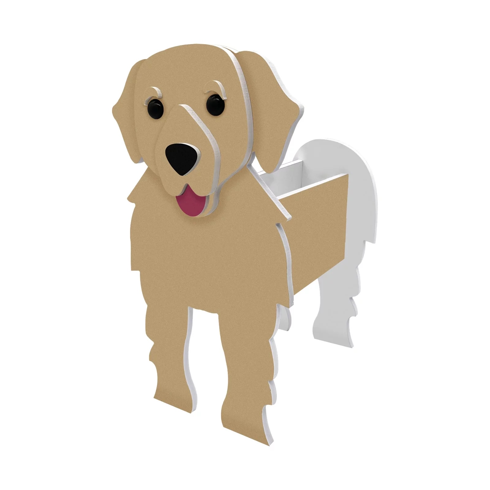 SIfdSeng Garden Flower Pot Dog Yak Cow Cute Animal Flower Pot Flower Pot Dog Flower Pot Storage Container Dog Flower Pot Garden Pet Dog Storage Pot Decorative Ornament Animal Shape Flower P 836