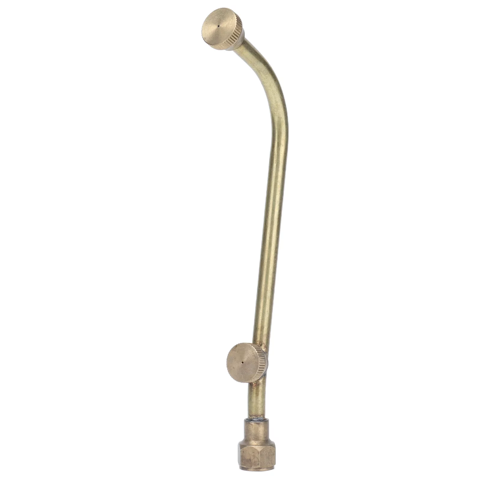 Verdant Touch Garden Atomizing Sprinkler Garden Sprayer Nozzle Double Outlets, Brass Agricultural Water Mist Atomizing Sprinkler, G1/4 Inner Wire Connector