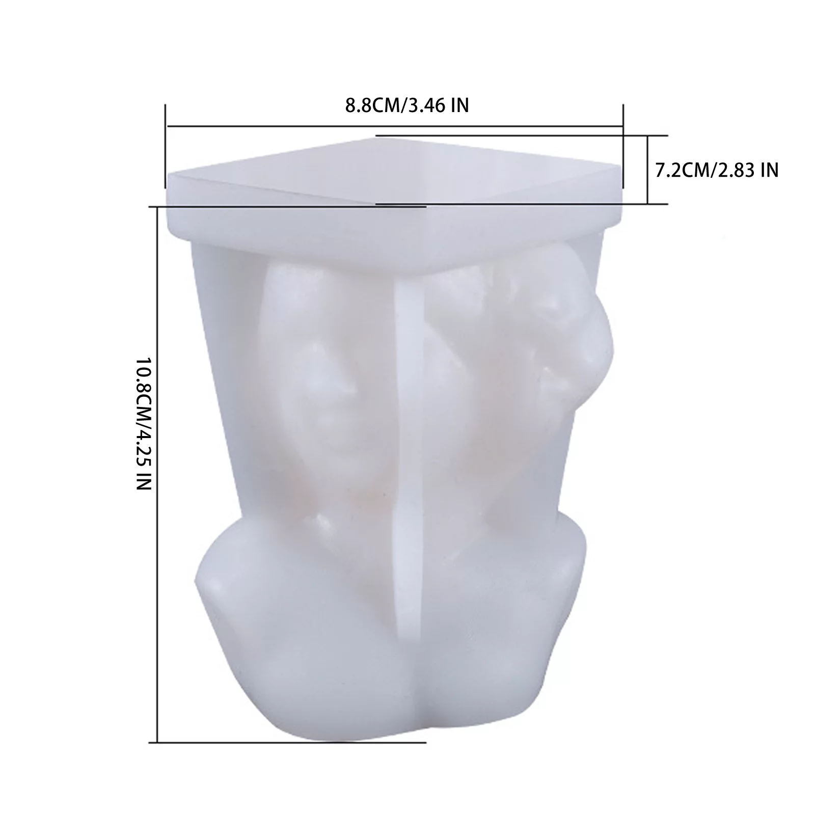 iju7gthy 4th of july indoor Closing Eye Girl Fragrant Gypsum Rose Flower Eye Subsida Candle Silicon