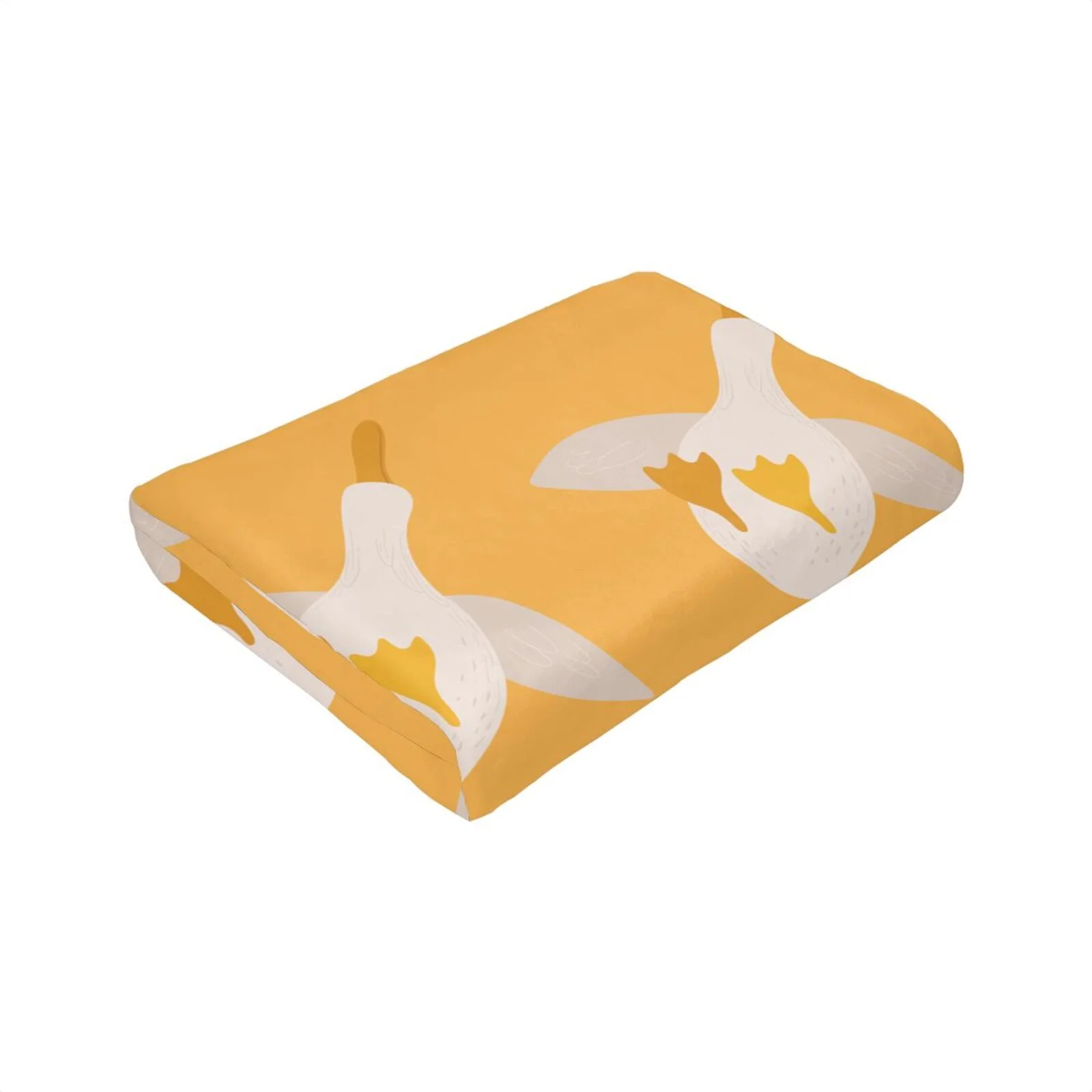 Ocsxa Flannel Fleece Flying Ducks Print Throw Blanket, Lightweight Super Soft Cozy Plush Blanket,40