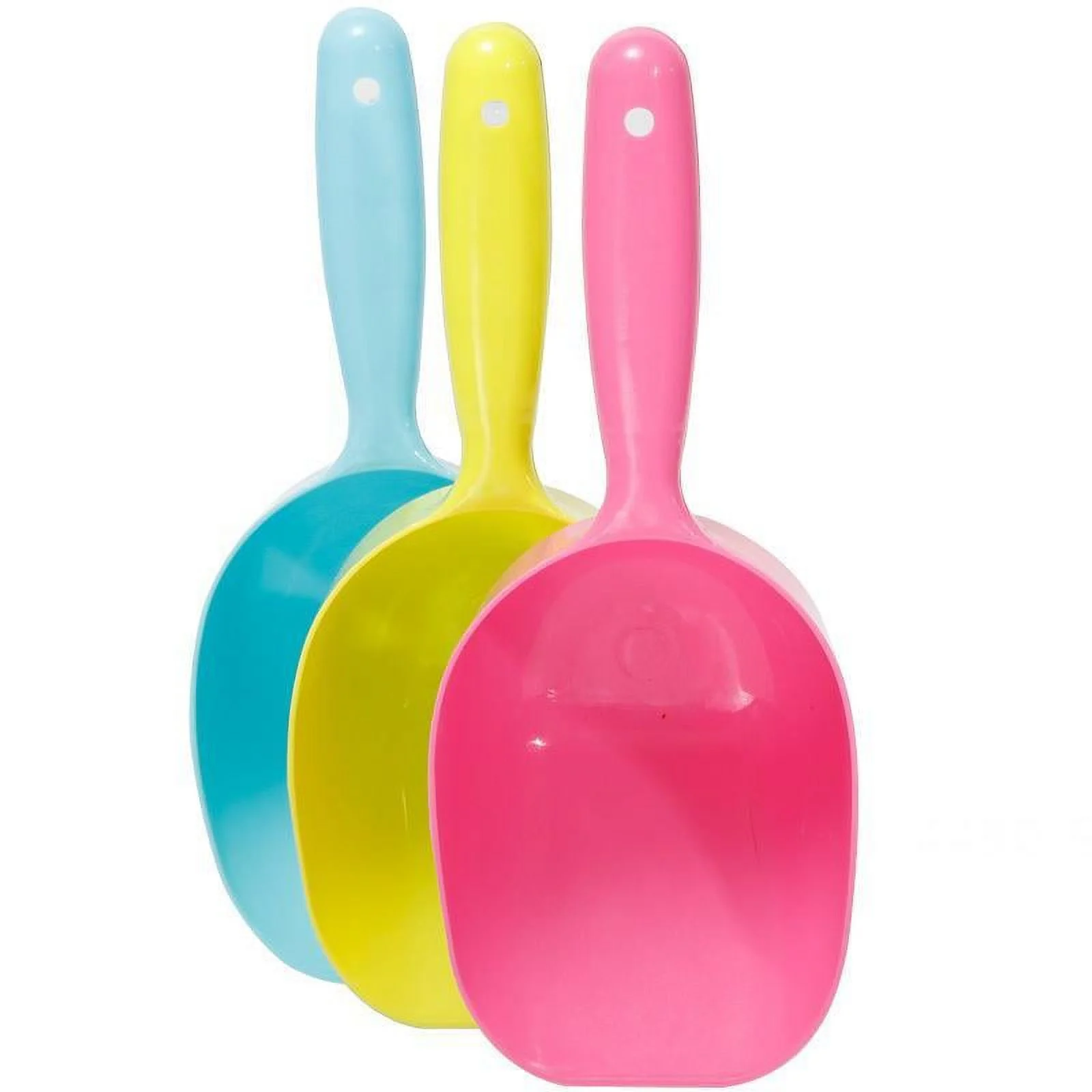 Gespout Plastic Solid Cat Litter Shovel, Dog Food Spoon, Pet Dog Food Feeding Spoon, Pet Supplies Pink 1PC