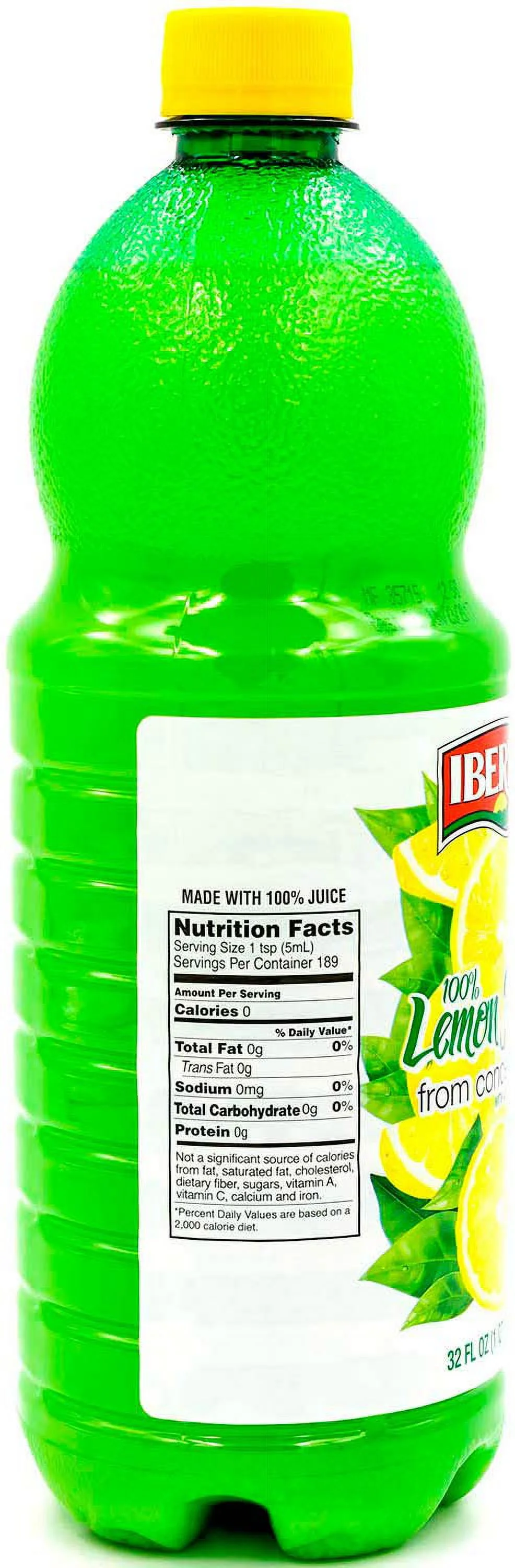 Iberia Lemon Juice From Concentrate, 32 Fl Oz