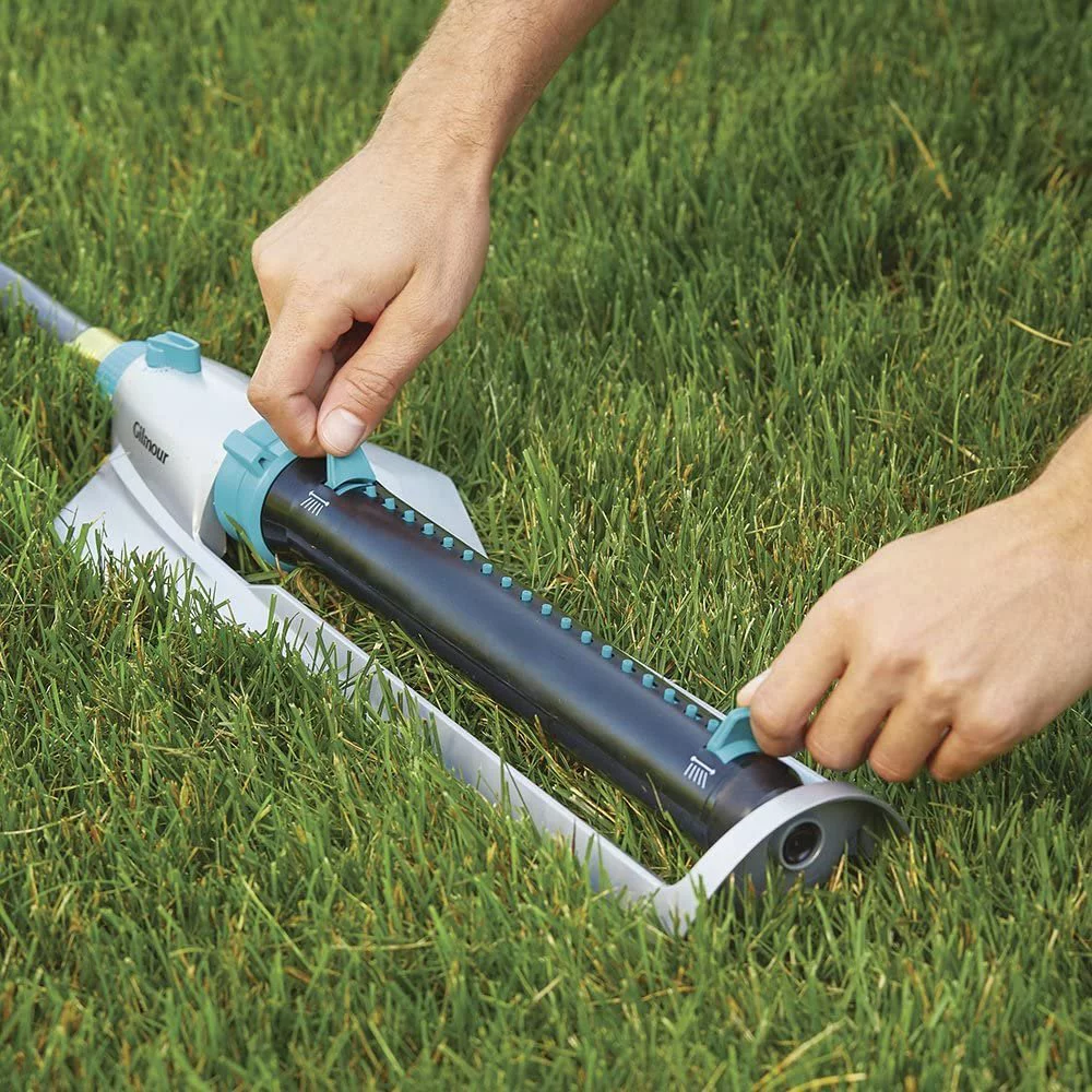 Gilmour Heavy Duty Rectangular Sprinkler with on/off switch