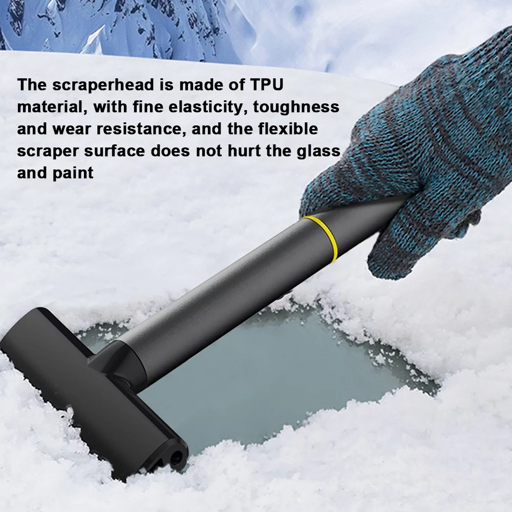 Portable Car Ice Scraper - Detachable Multifunctional Snow Removal Shovel, Windshield Ice Remover and Defrost Tool