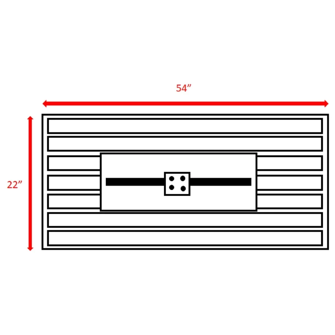 Living Source International LSI Steel Propane/Natural Gas Fire Pit Table Black