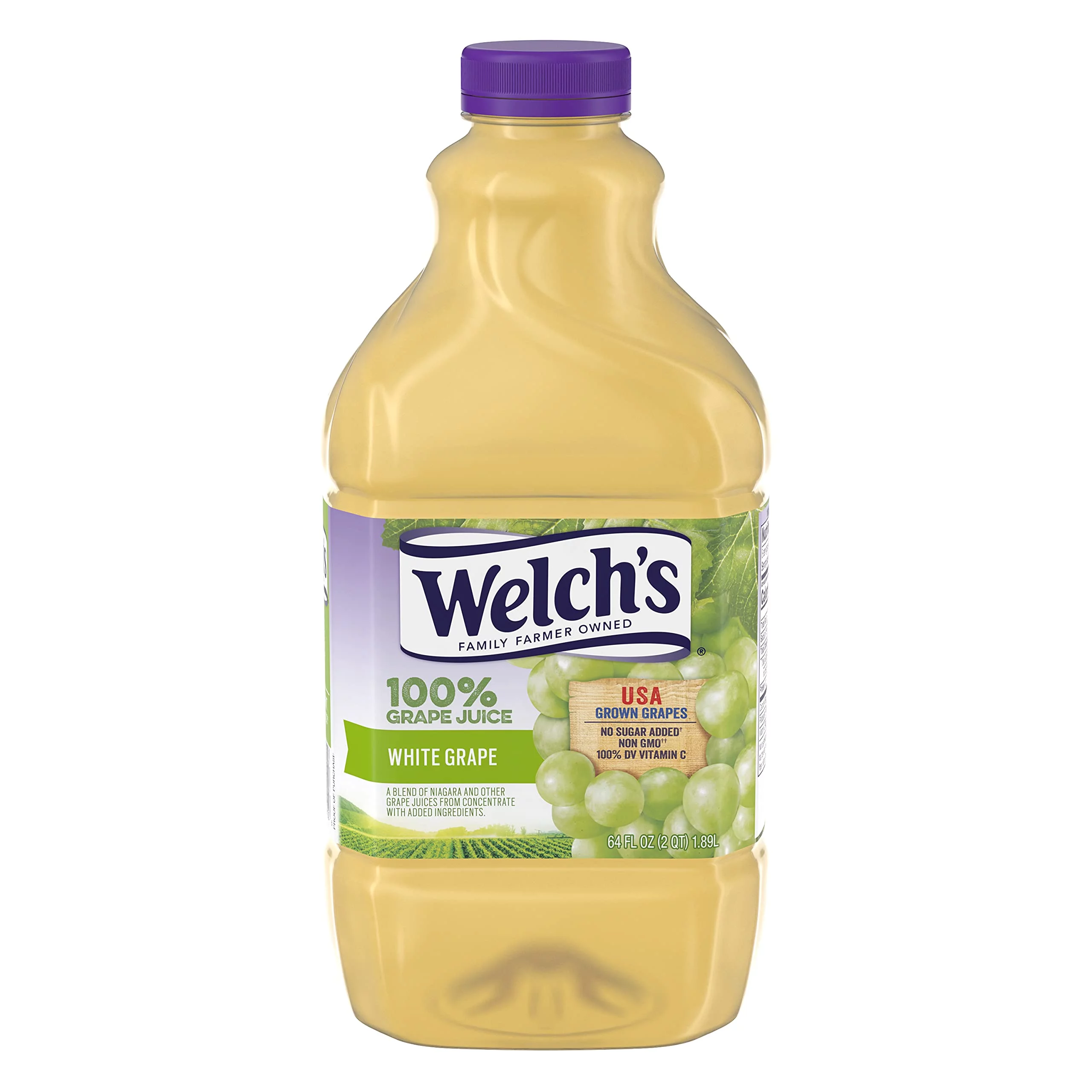 Welch's, 100% White Grape Juice, 64 Fl Oz Bottle (Pack of 4)