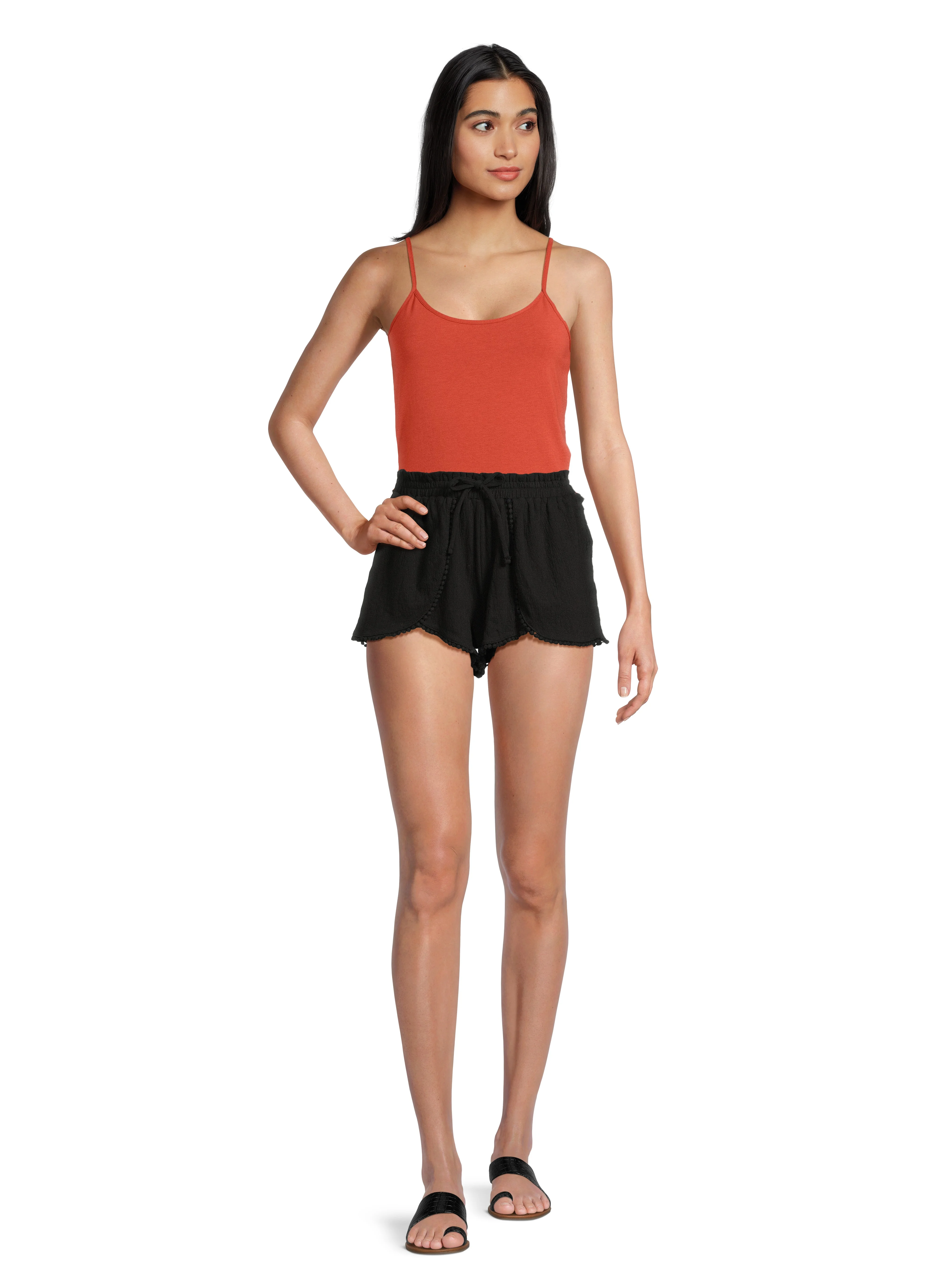 No Boundaries Knit Tulip Shorts, Sizes XS-XXXL