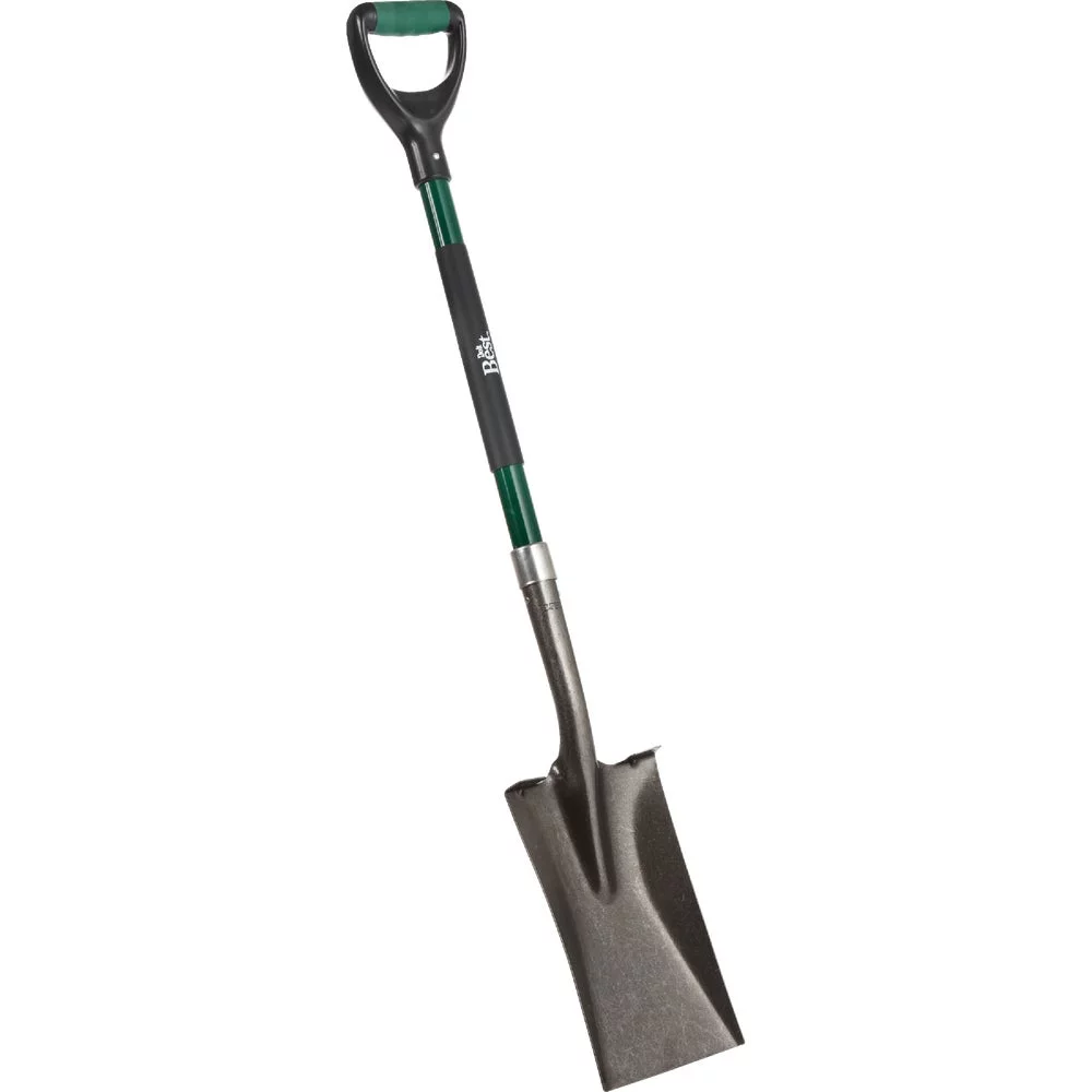 1 PK, Do it Best 32 In. Fiberglass D-Handle Square Point Garden Spade