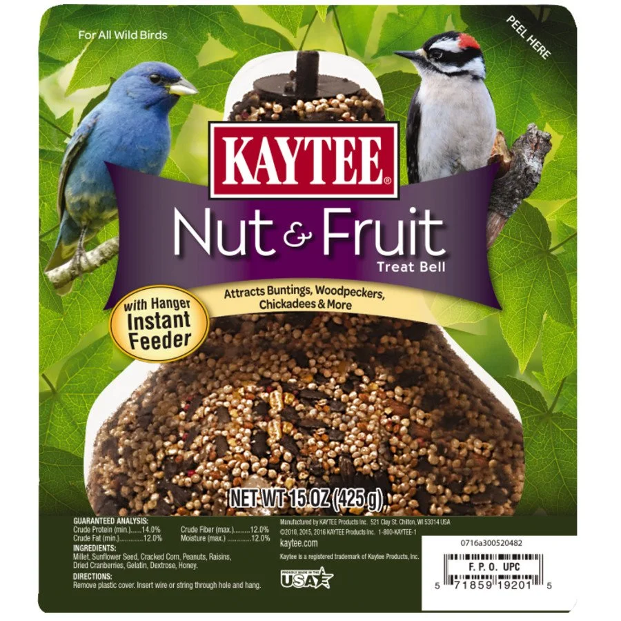 NUT&FRUIT SEED BELL 15OZ (Pack of 1)