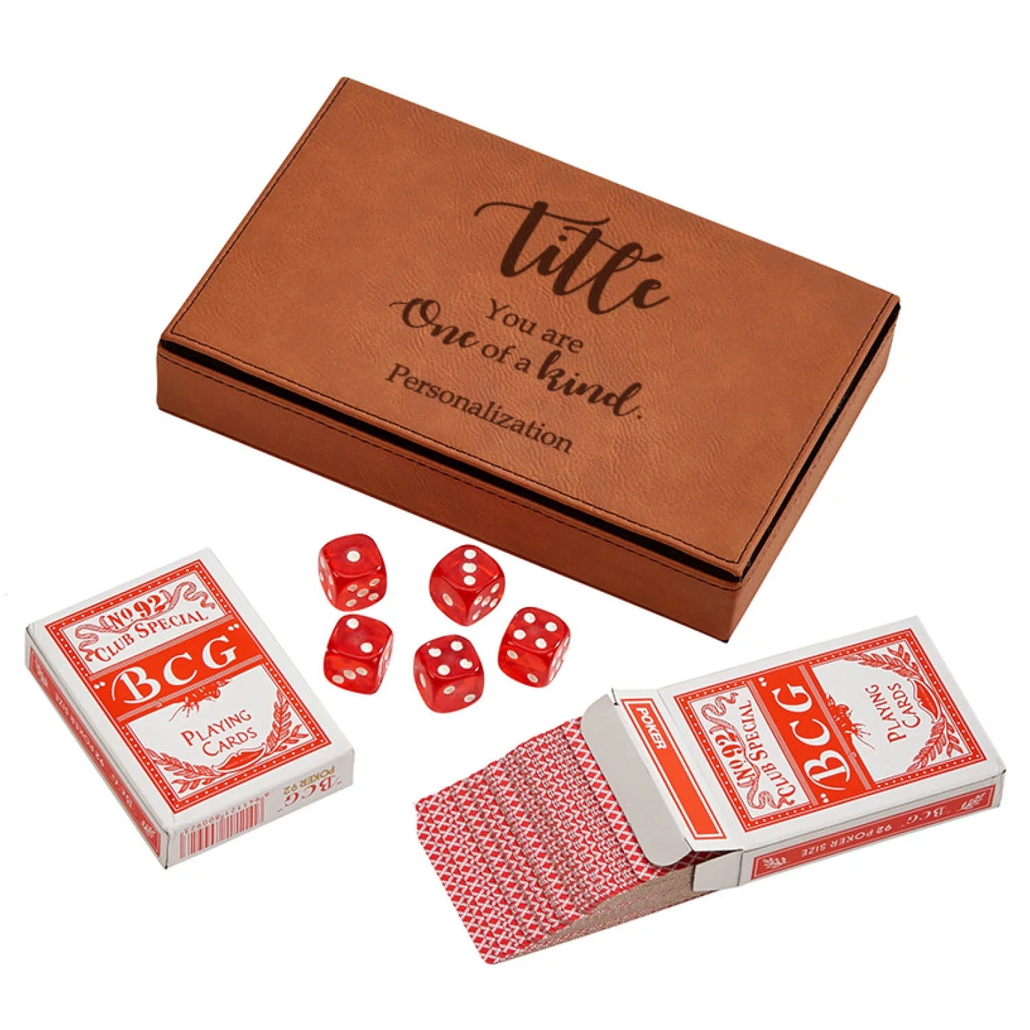 One of a Kind Personalized Playing Card Set
