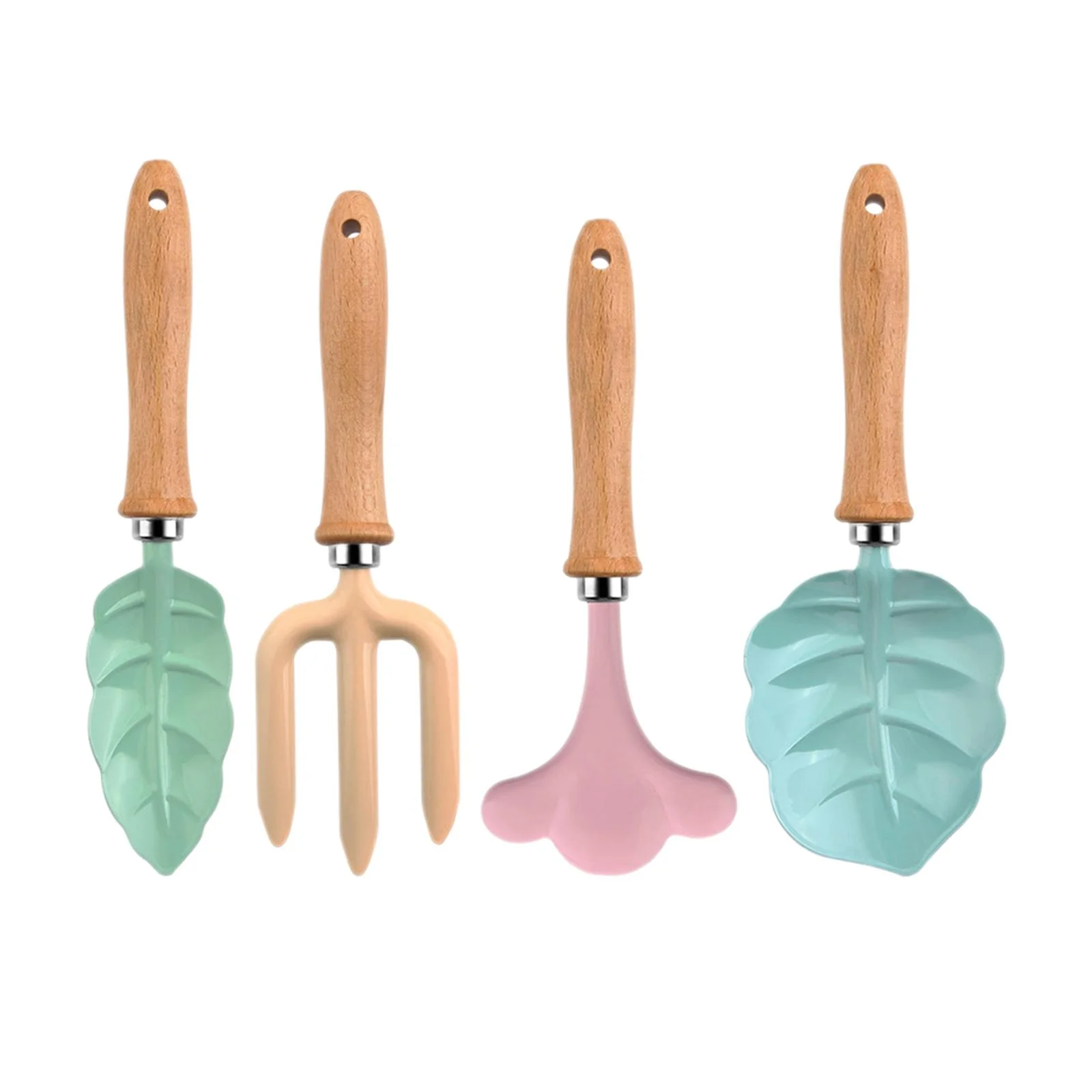 Miulika Kids Gardening Tools Set Hand Tool Outdoor Toys Compact, Portable, Small, Kids Garden Tools Beach Toys for Digging Loose Soil 4pcs
