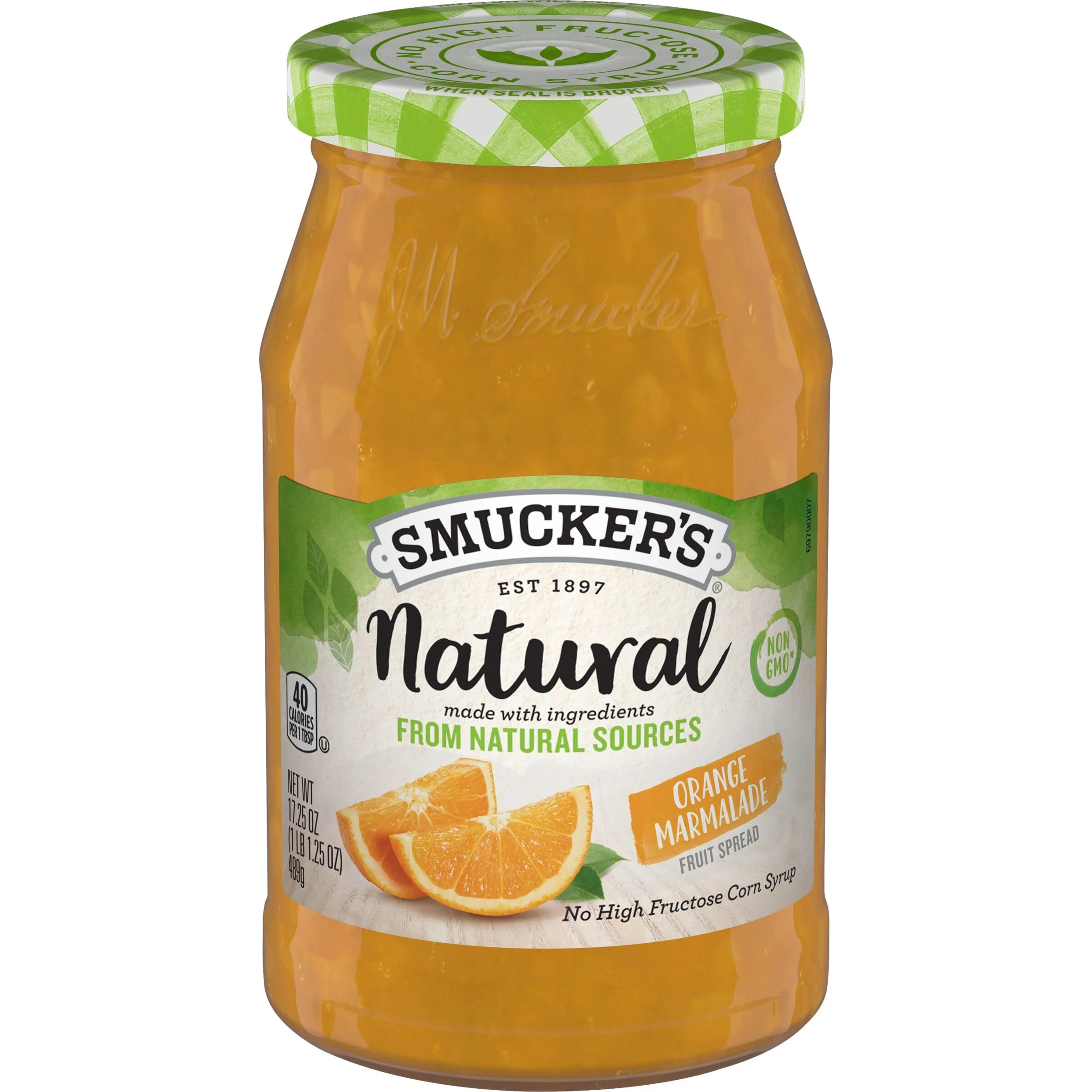 Smucker,S Natural Orange Marmalade Fruit Spread 17.25 Ounces (Pack Of 8)