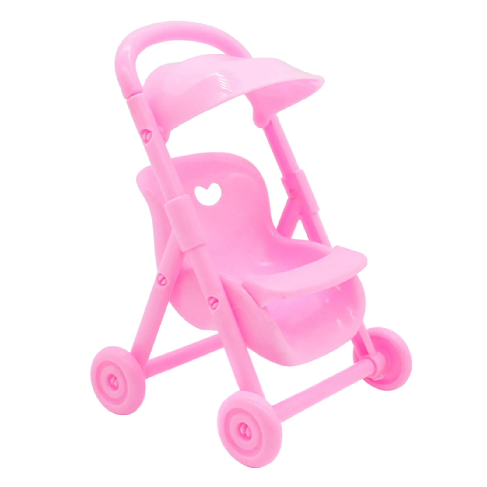 ZiSUGP Children's Play Doll Accessories Simulation Baby Push Car Mini Two Seater Dining Chair