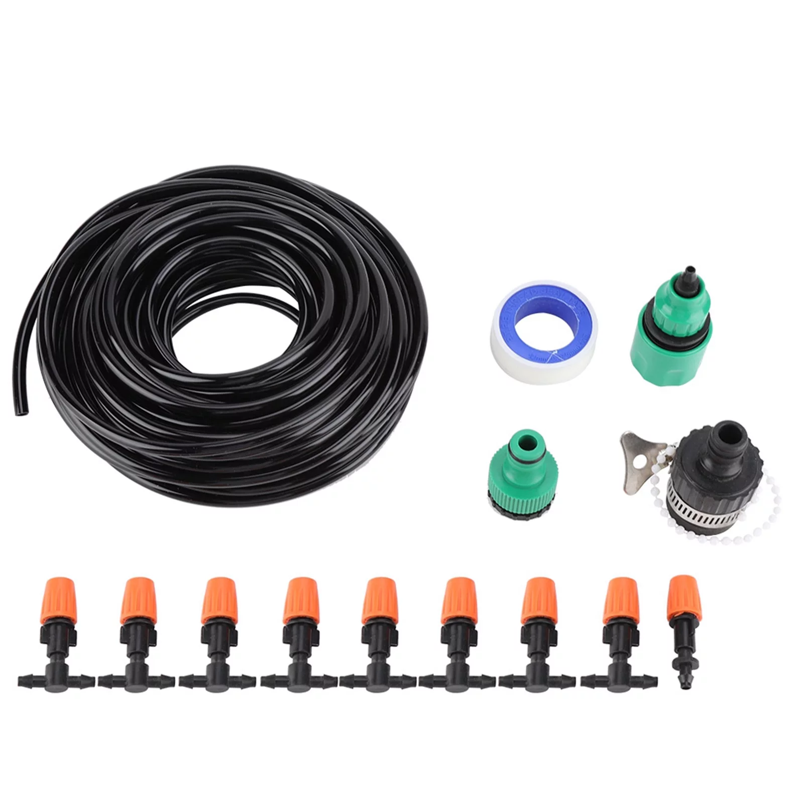 Water Irrigation Supplies 15 Meter Water Irrigation Set Spray Atomization Watering Auto System Tools Garden Supplies