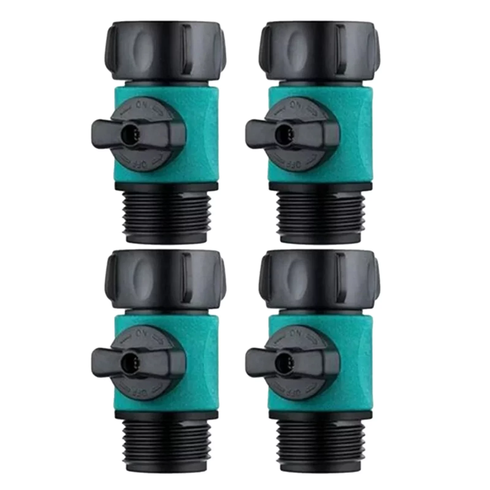 Faucet for Kitchen Sinks 4Pcs Garden Hose Connect Water Hose Turn Off Garden Hose Connector Water Hose Connector With Shutoff Set Fit For All Types Of Garden Hoses Standard Fathers