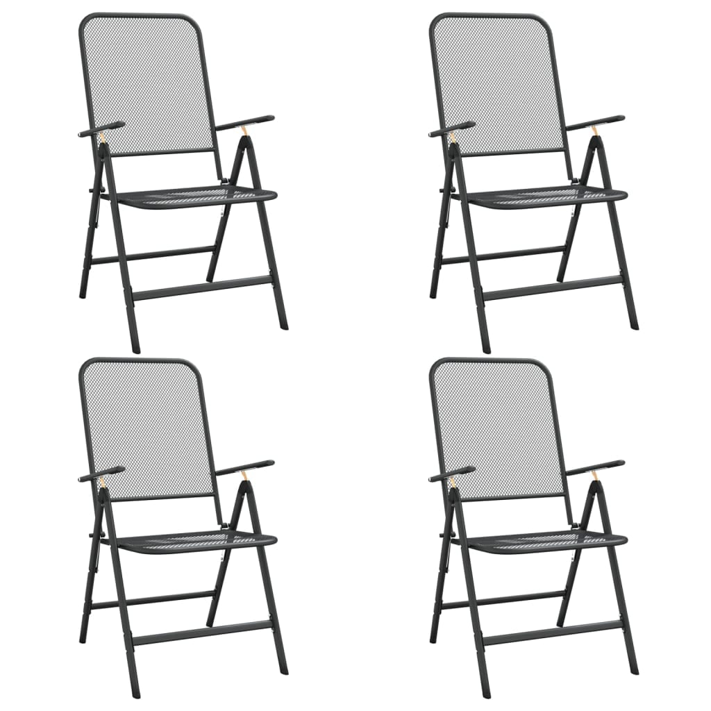 Irfora parcel,Set Patio 5 Piece Table And Chairs Patio Furniture Set Metal Mesh Patio Set Chairs With Adjustable PatioSet Zeyuan - Chairs With Vidaxl Set 5 Vidaxl 5-piece Metal Set - Chairs