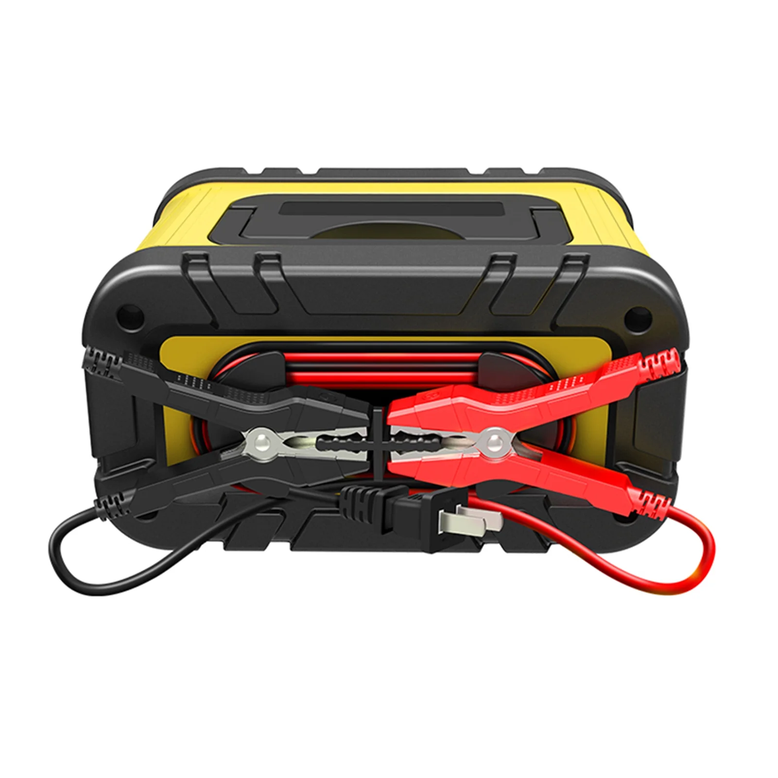 Walmeck 12V and 24V Smart Automatic Battery Maintainer, Large Display Screen, for Cars Trucks Motorcycles Lawn Mowers Boats Acid Batteries