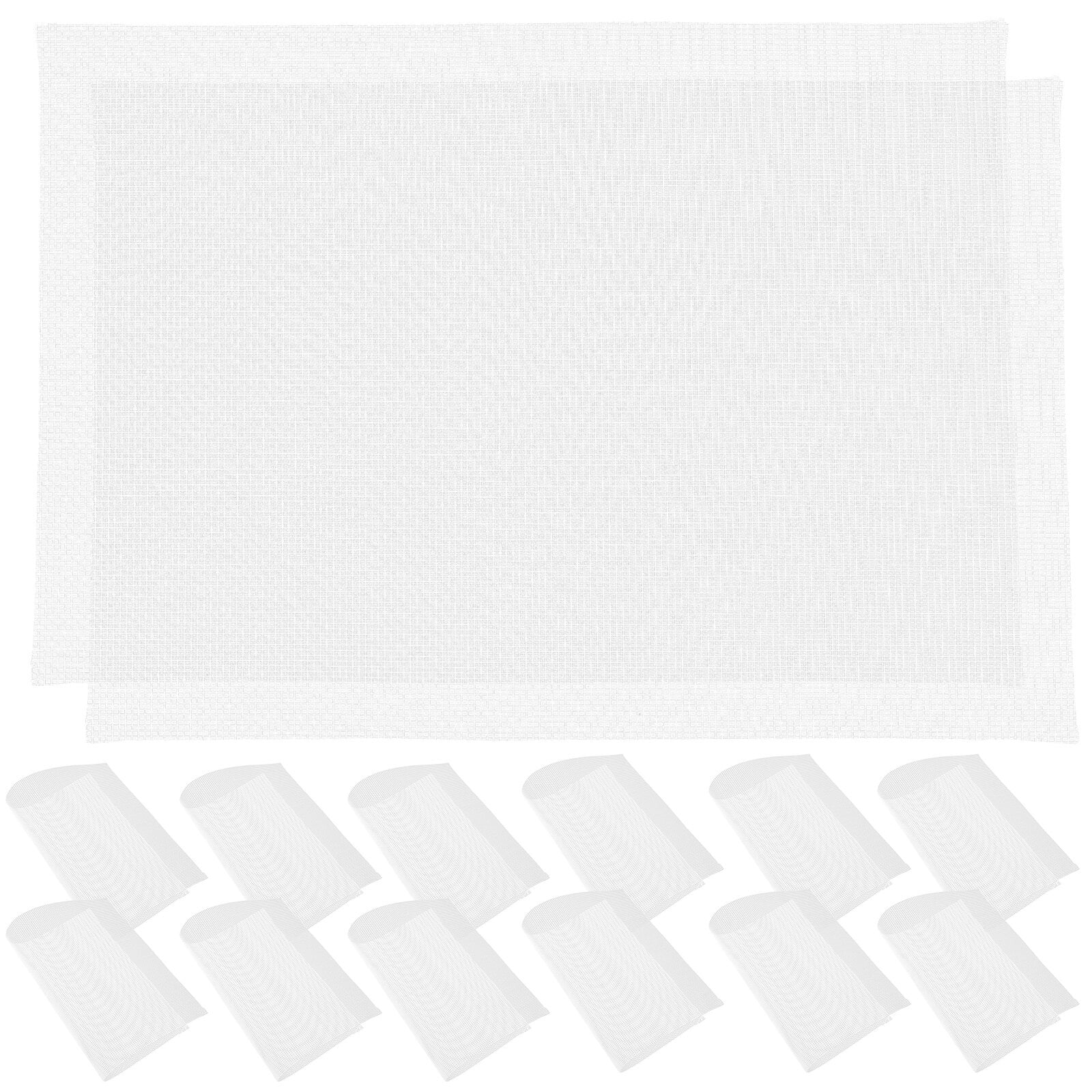 Jibingyi 25Pcs Mesh for Plant Pots Bonsai Pot Mat Mesh Pad Fiberglass Mesh Pad Planter Pot Pads