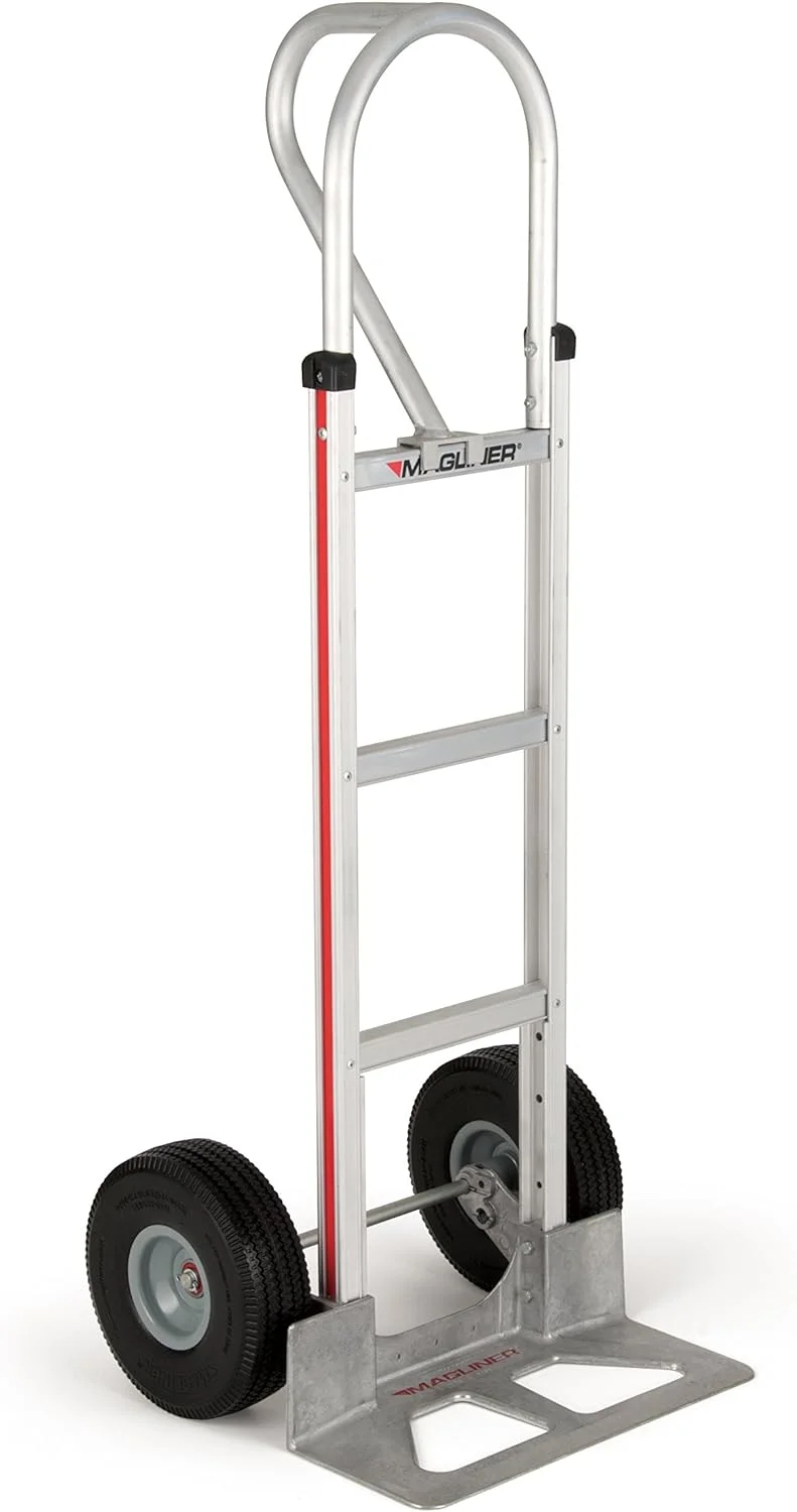 Magliner HMK15AUAC Aluminum Hand Truck, Vertical Loop Handle, 18