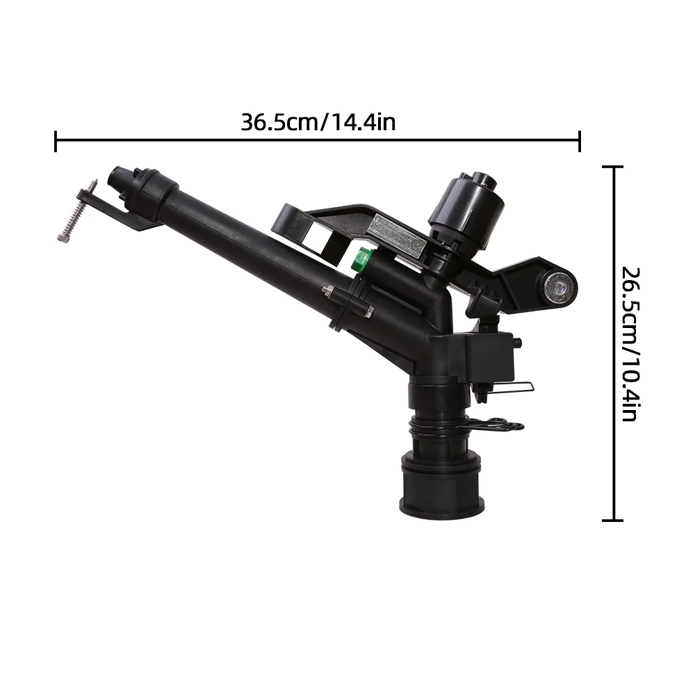 Garden 1.5inch Sprinkler Watering Irrigation Plants Plastic Sprinkler Adjustable Rotating Rocking Arm Sprinkle # GW00116