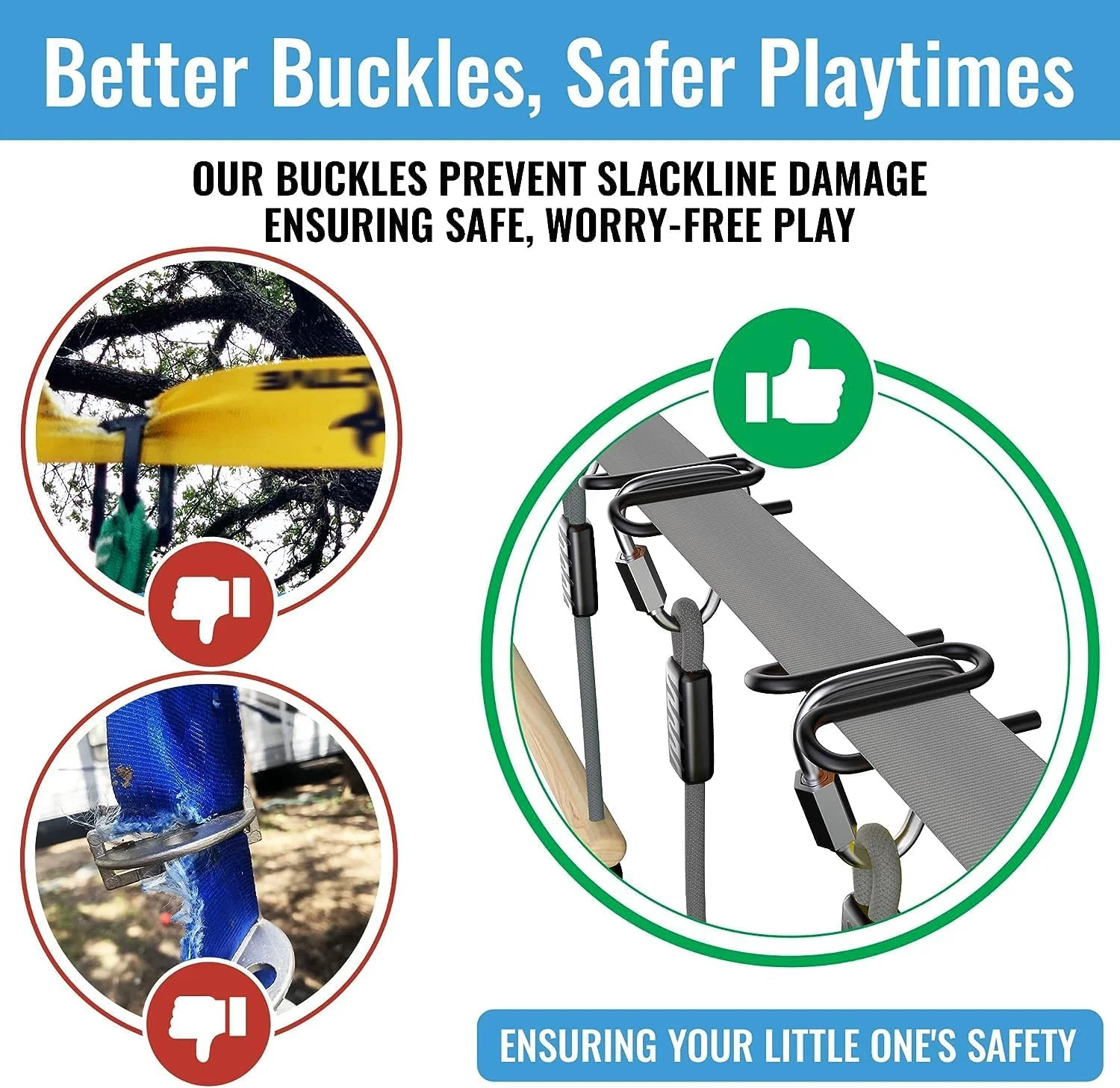 Ninja Warrior Obstacle Course for Kids - 2 x 50 ft - Up to 880 Lbs - 10 Weatherproof Obstacles - Ages 5-12 | Setup on Trees or Posts | Ninja Course for Kids Outside