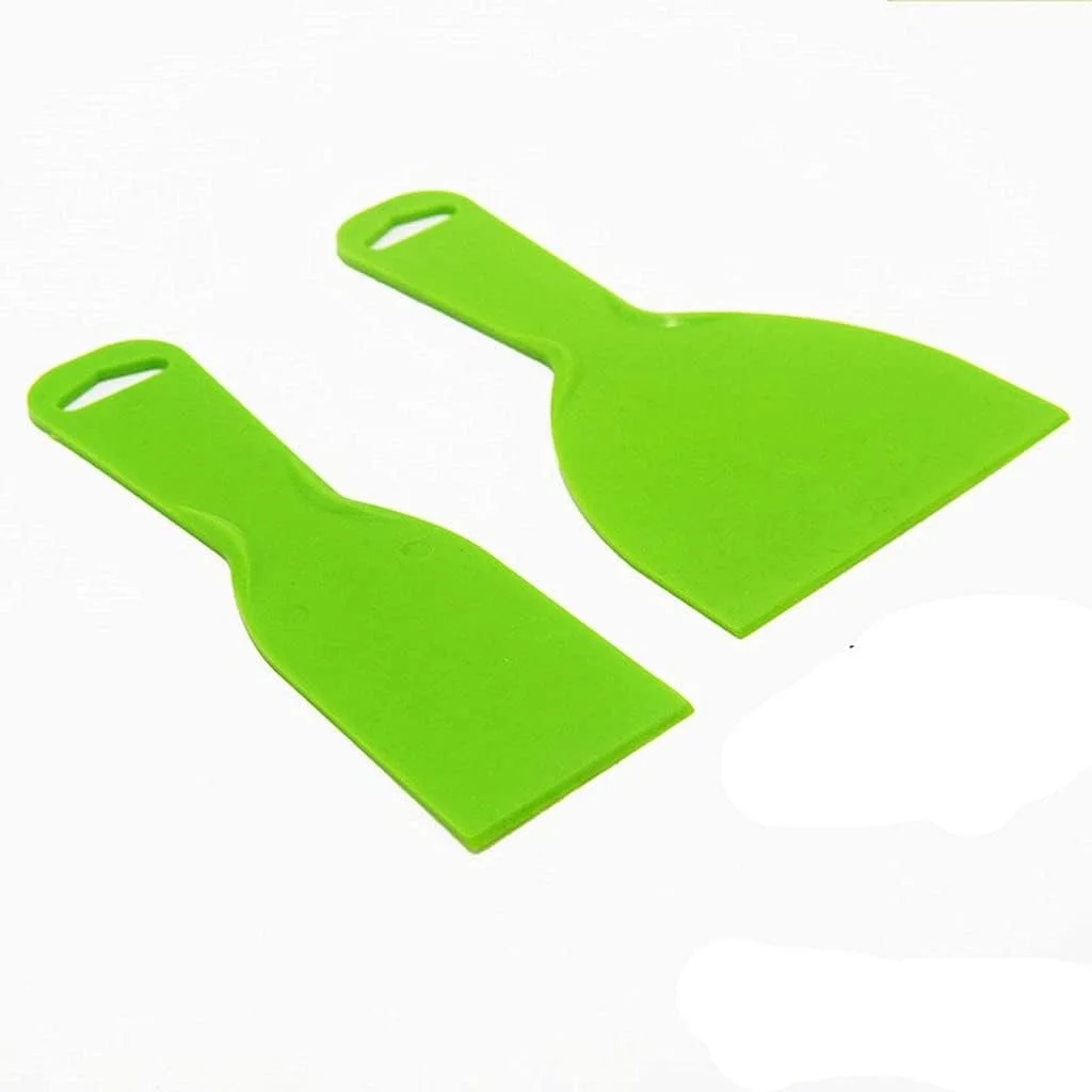 Reusable Plastic Putty Knife Scraper Cleaning Shovel Caulk Removal Tool Wall Plaster Trowel Paint Filling Spatula Putty 2,4,6,8,10-inch Durable Processed