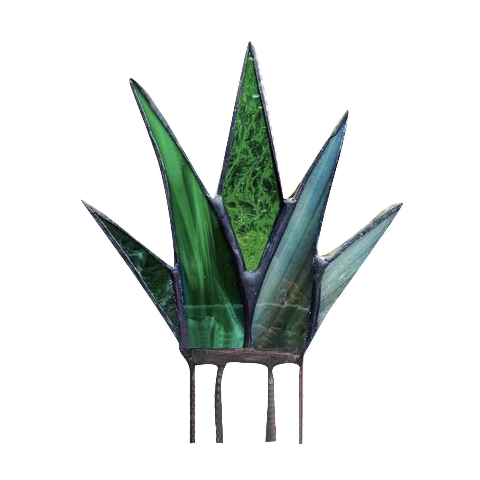 MtsDJSKF Calendar 2024-2025 Book 5X7Ature Stained Acrylic Lovely Agaves Aloe Potted in Ceramic Stained Agaves Aloe Potted in Terra Cotta Planter Pot *3Pcs