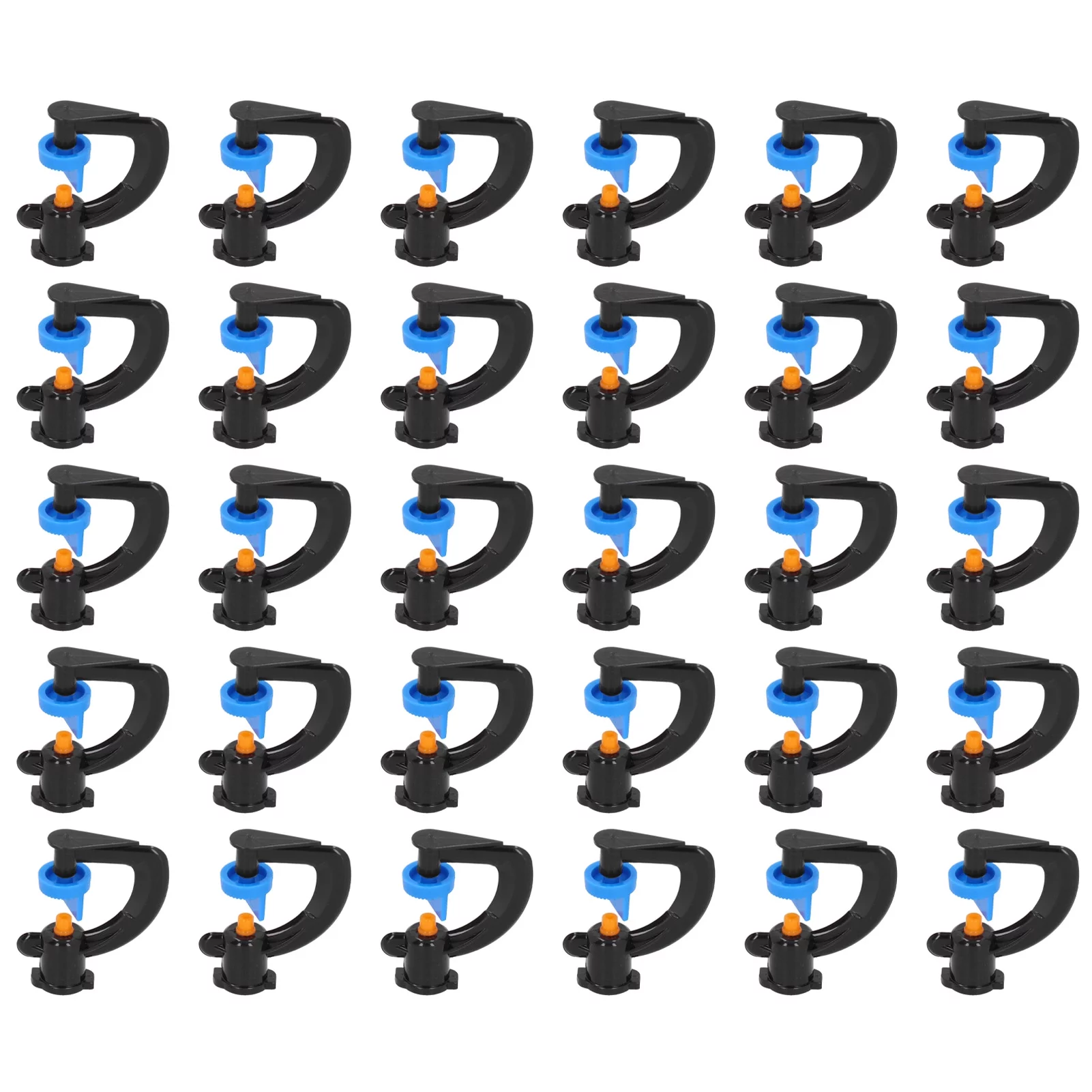 Verdant TouchRefraction Nozzle 30PCS G Type 180 Degree Refraction Spray Nozzle Irrigation Sprinkler Head for Greenhouse