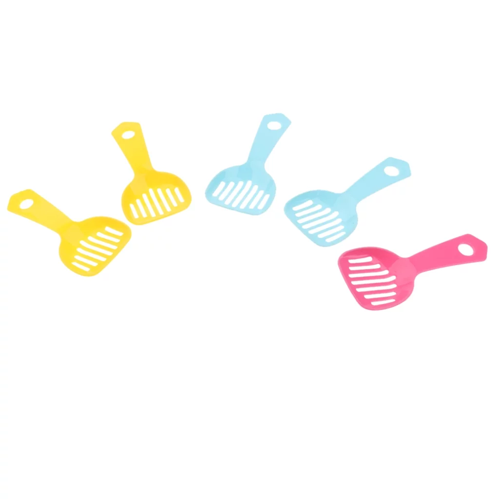 5x Hamster Gerbille Scooper Poo Shovel Bath Shovel 10x4.5cm Easy to Clean