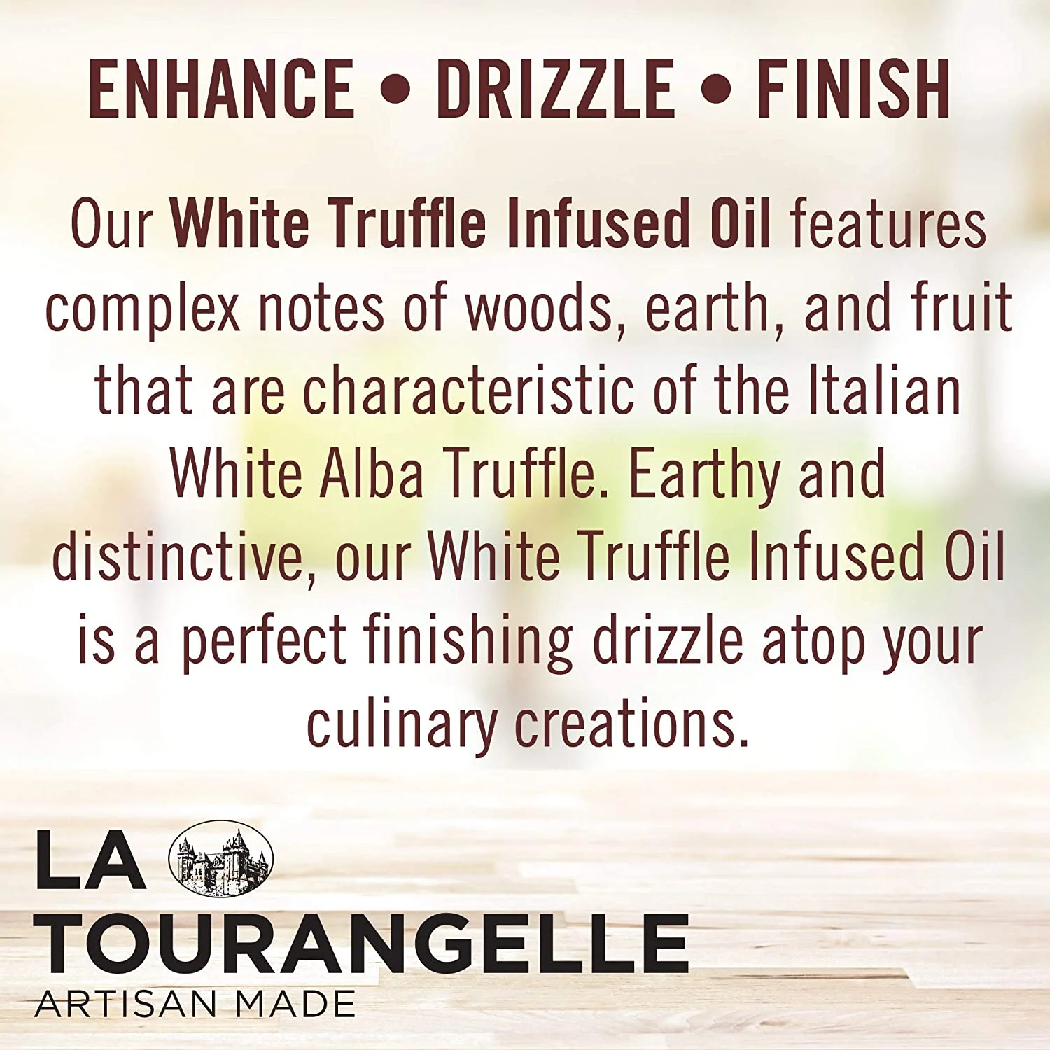 La Tourangelle, White Truffle Infused Oil, 8.45 fl oz (250 ml)