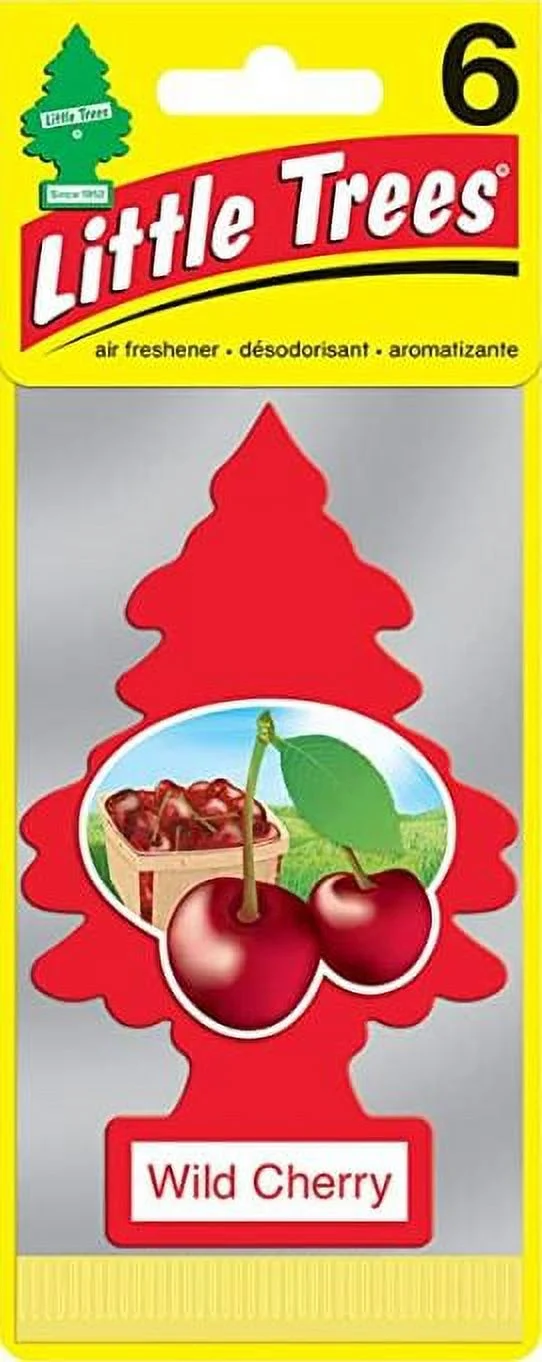 Little Trees 60311 Wild Cherry Hanging Air Freshener for Car & Home 48 Pack!