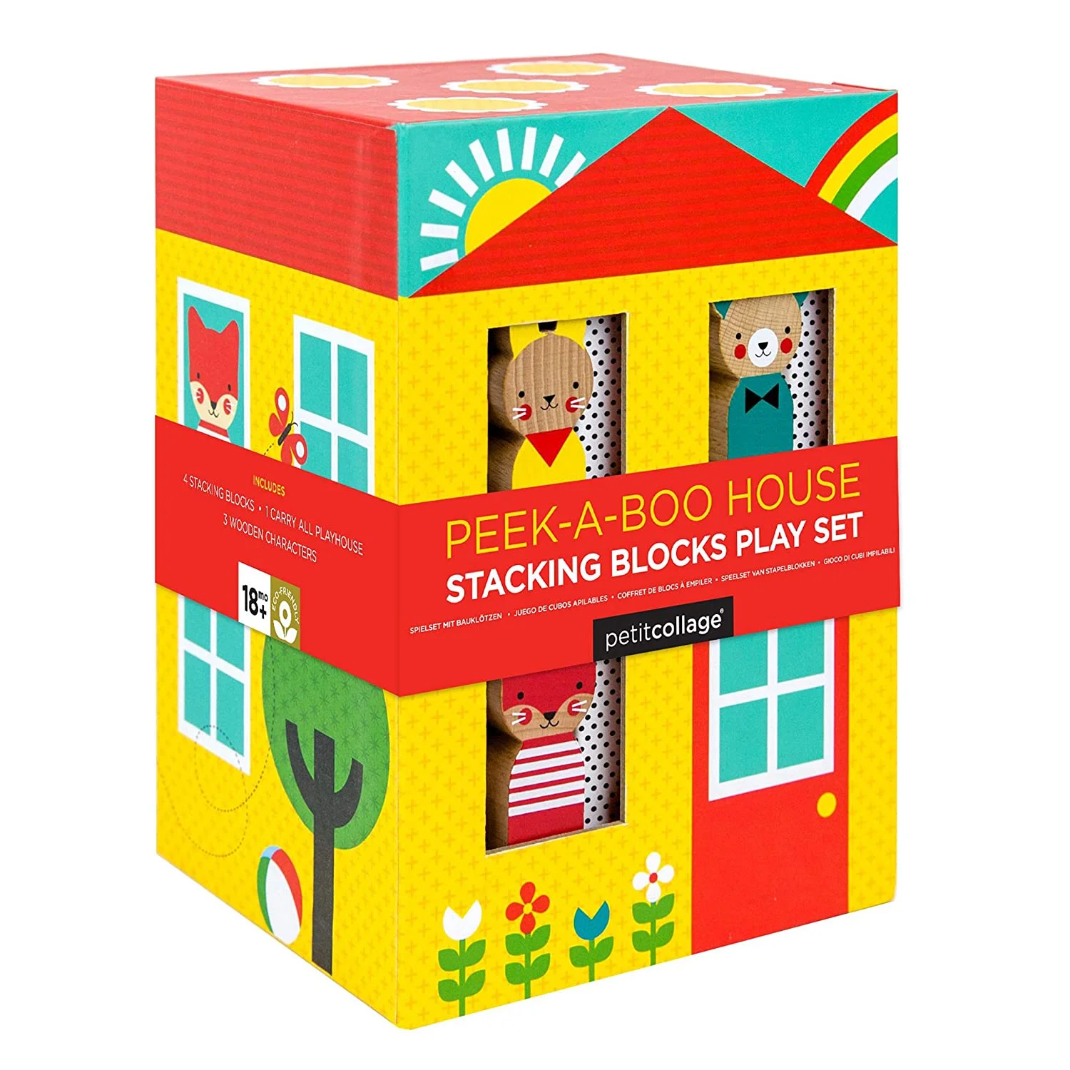 Peek-A-Boo House Stacking Blocks Play Set (Other)