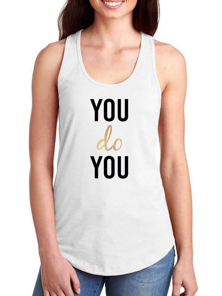 Golden Quote Ii Racerback Tank Women -Anna Hambly Designs, Female Large