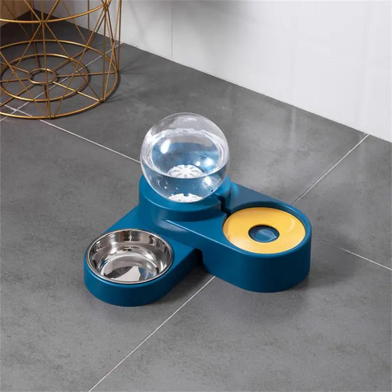 New Bubble Pet Bowls Food Automatic Feeder Fountain Water Drinking for Cat Dog Kitten Feeding Container Pet Supplies