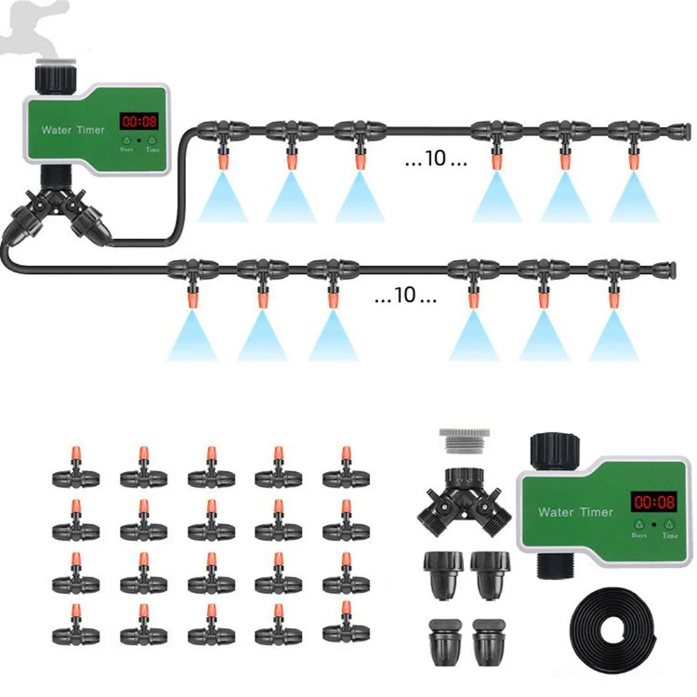 Arealer Irrigation timer,Auto Water Plant Screen Device Auto Water Plant Timer Lcd Screen Device Timer Eryue Lcd Iuppa Buzhi Dsfen Mewmewcat